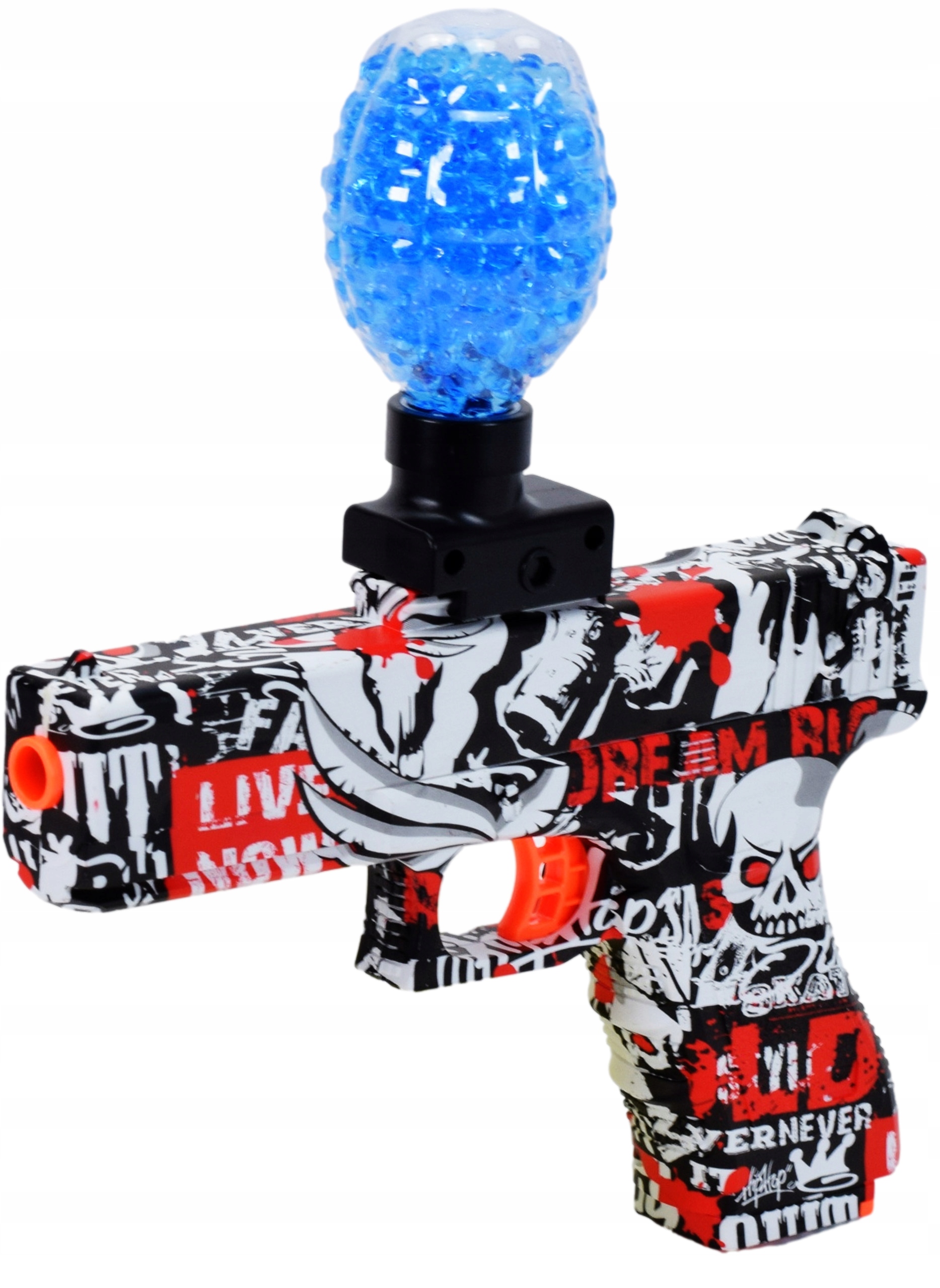 PISTOLET KARABIN NA KULKI WODNO ŻELOWE AUTOMATYCZNY ZESTAW AUTOMAT GLOCK