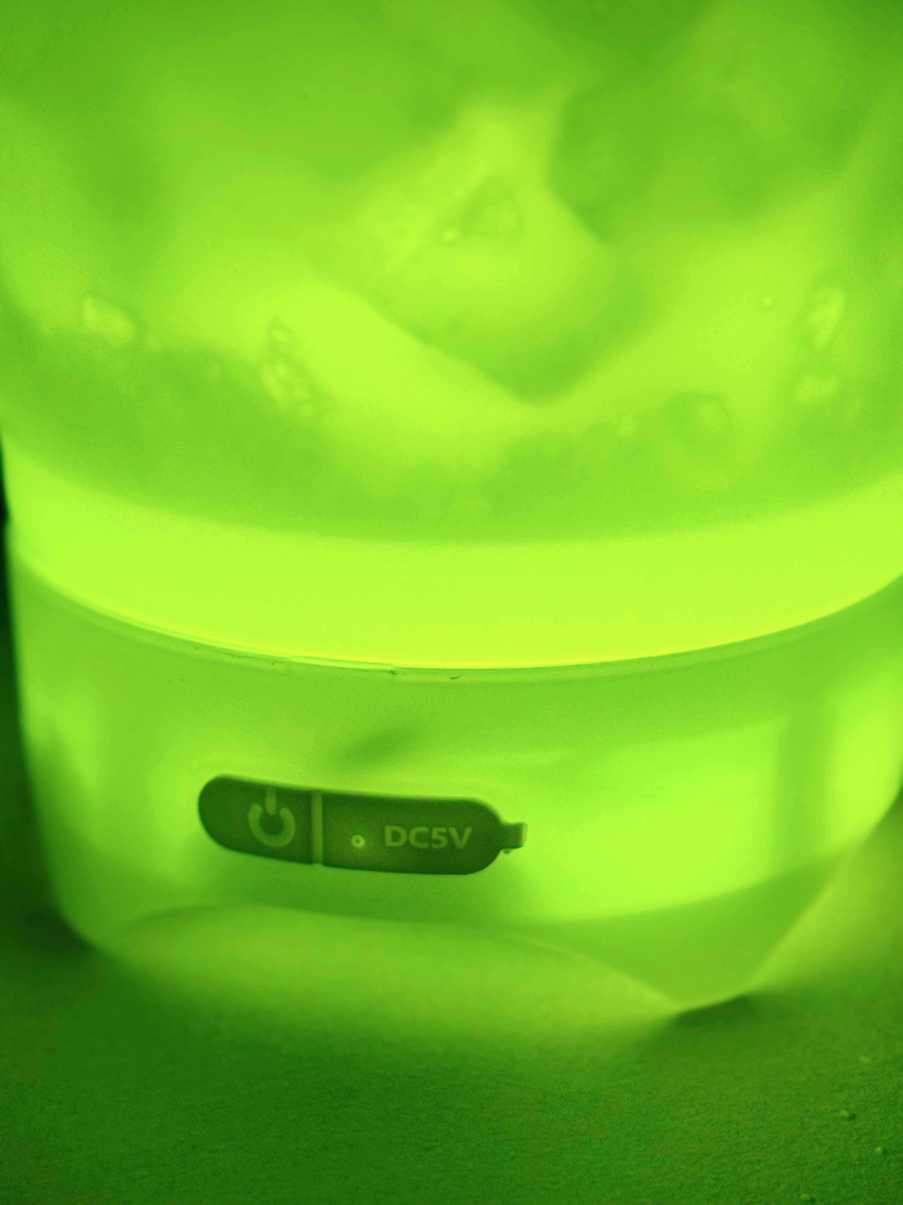 Pojemnik WIADERKO na lód RGB światło LED COOLER do lodu 5L na szampana DUŻE