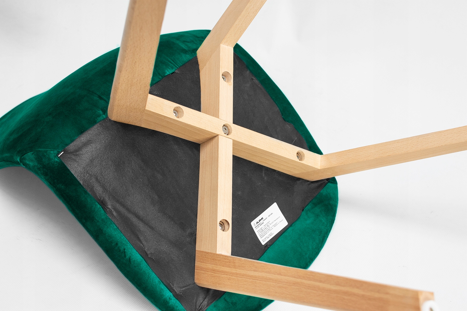 Krzesło COLIN zielone (zestaw nogi + śruby) (nowy kod)