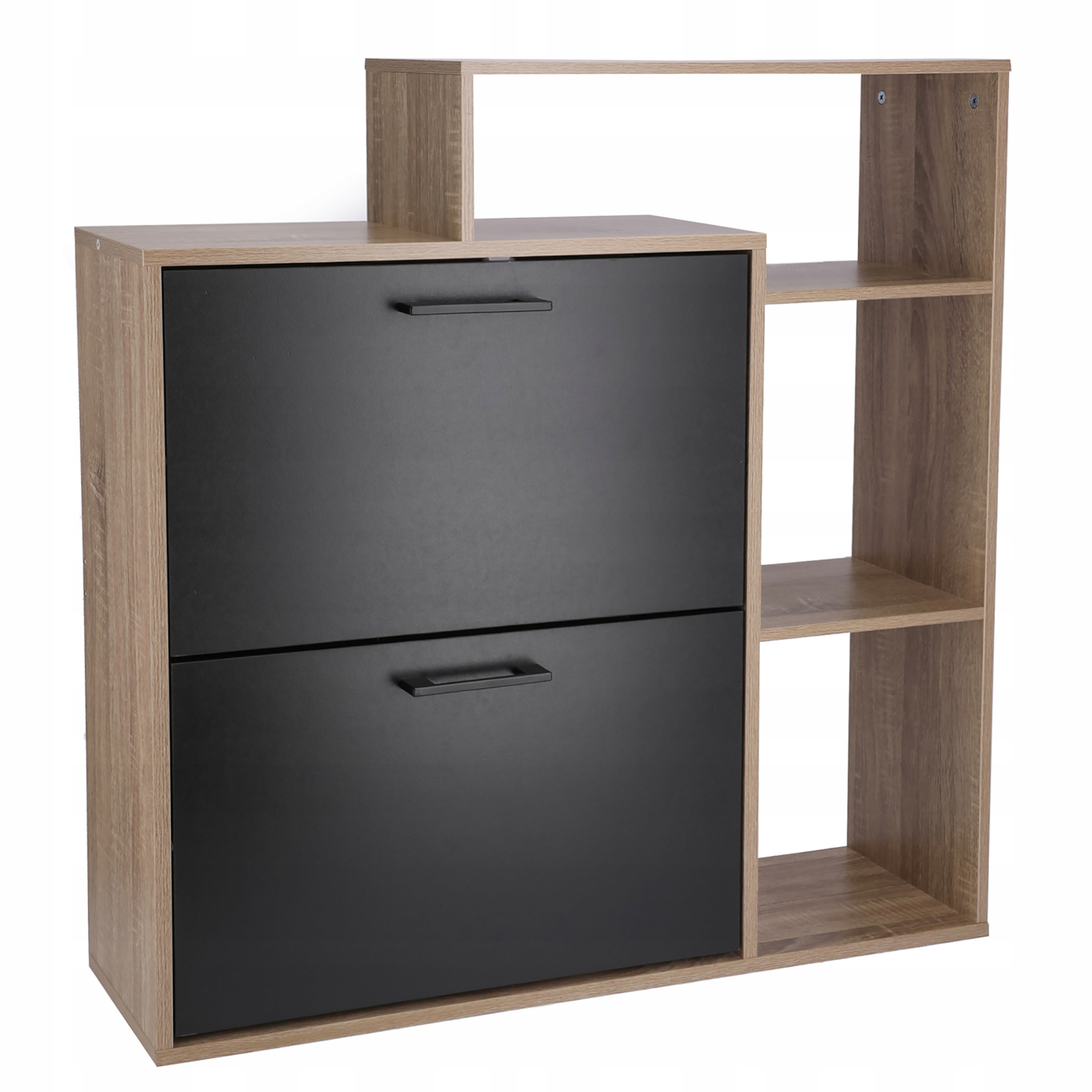 SZAFKA na buty regał 2 KOMORY OBUWIE komoda pojemna do przedpokoju REGAŁ