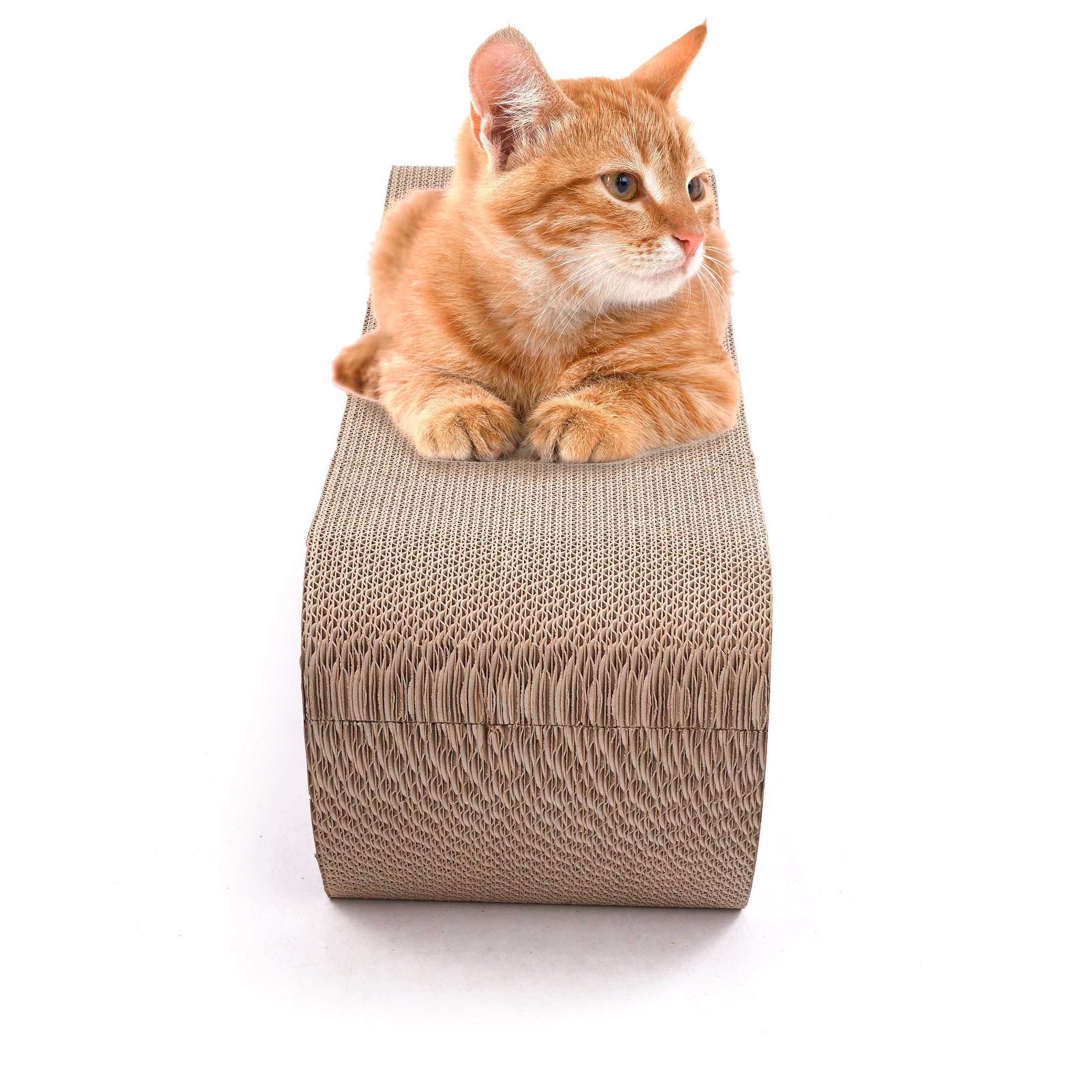 DRAPAK DLA KOTA TEKTUROWY DUŻY legowisko do drapania LEŻAK KARTONOWY