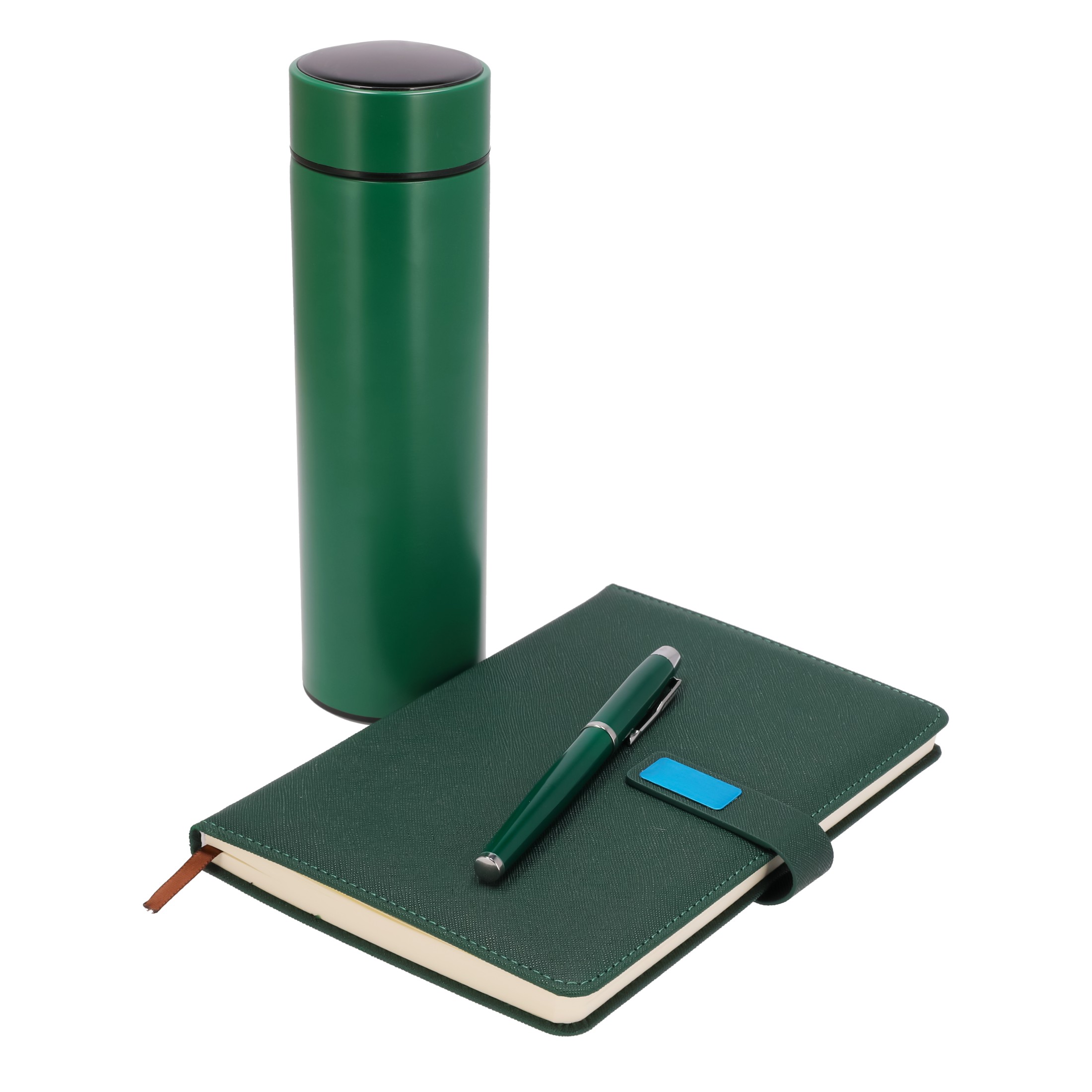 Zestaw prezentowy NOTES niedatowany, TERMOS z wyświetlaczem LCD upominkowy