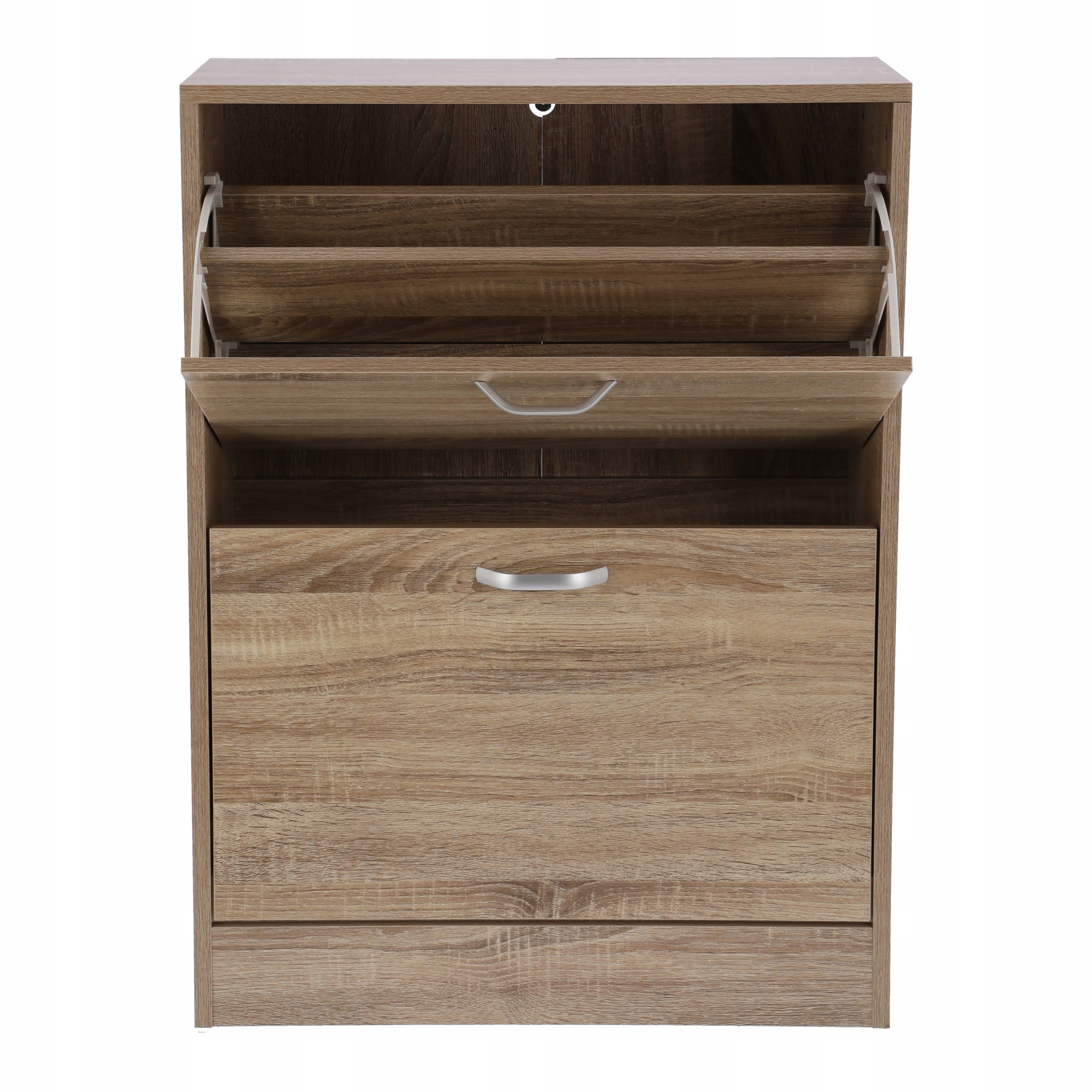 SZAFKA na buty regał 2 KOMORY OBUWIE komoda pojemna do przedpokoju REGAŁ