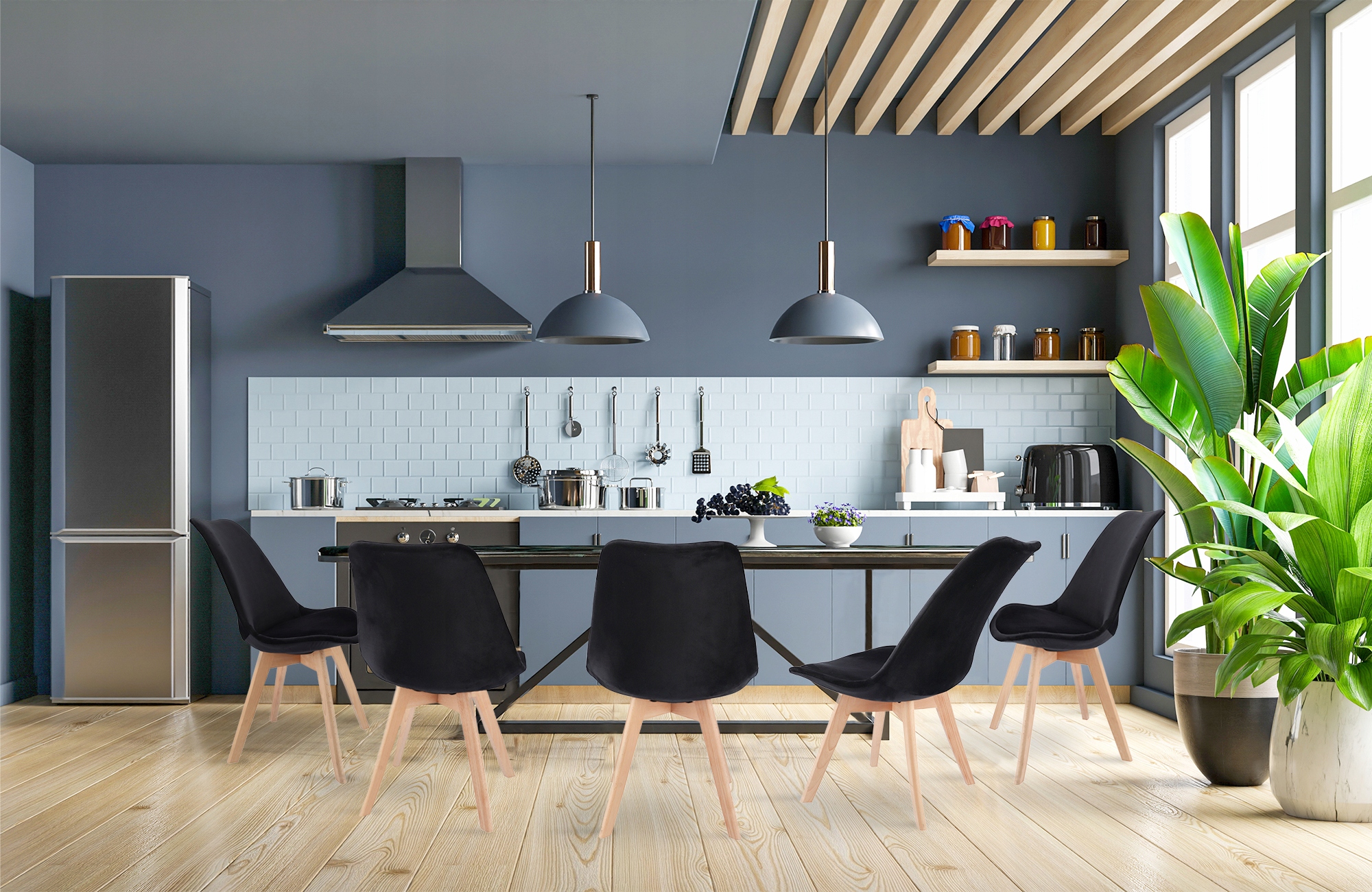 Krzesło BARI czarne (nowe kody)