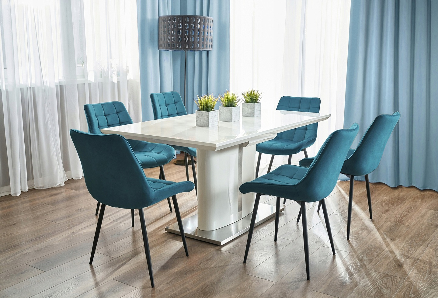 2 x Krzesło MISTY niebieskie (nowe kody)