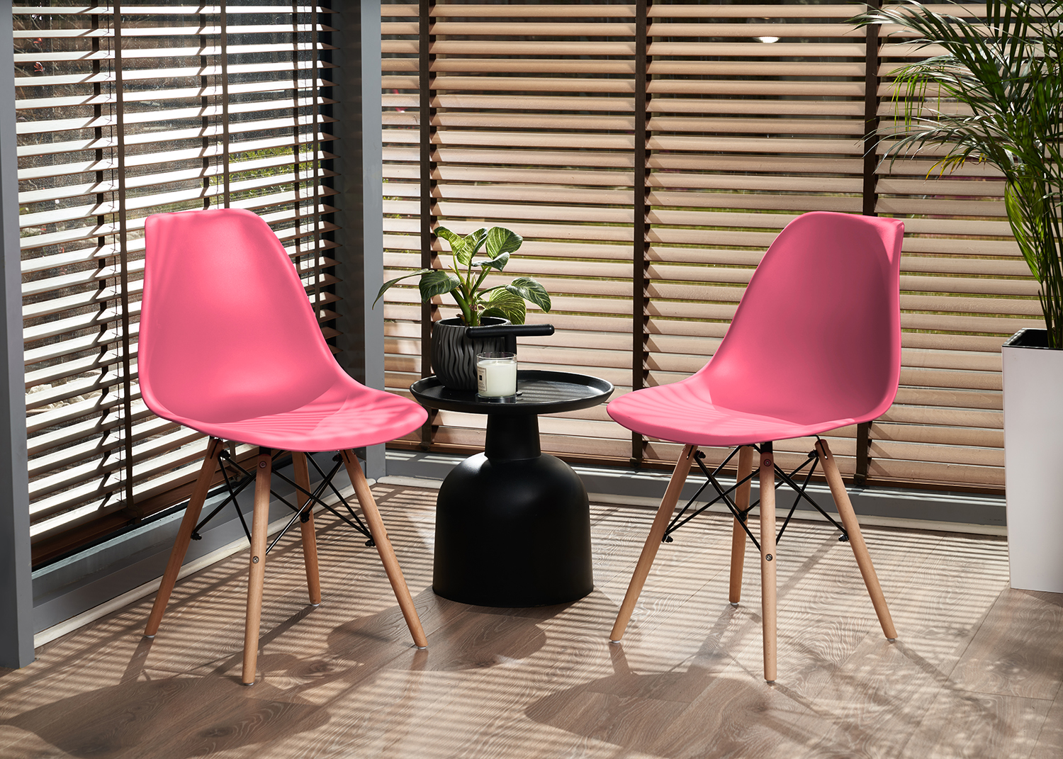 Krzesło EVA różowe (ikeabox) (nowy nowy kod)