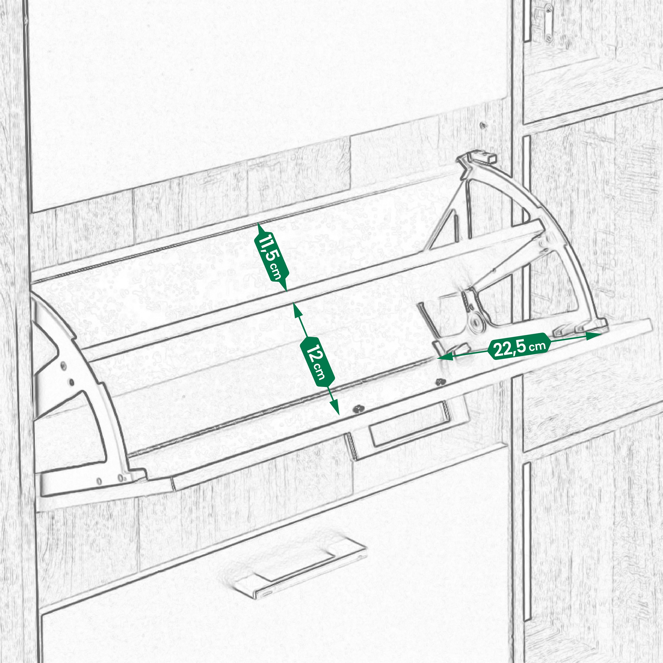 SZAFKA na buty regał 2 KOMORY OBUWIE komoda pojemna do przedpokoju REGAŁ