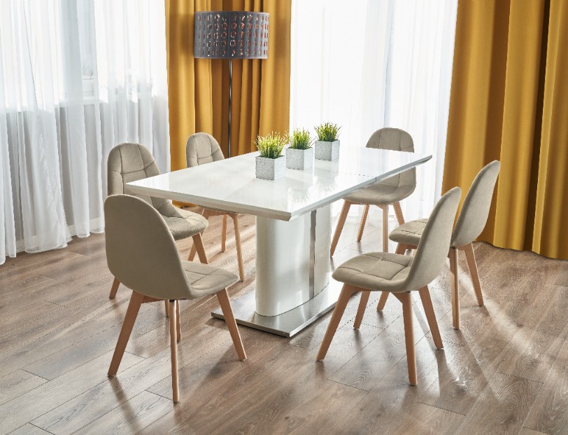 Krzesło COLIN beżowe (zestaw nogi + śruby) (nowy kod)