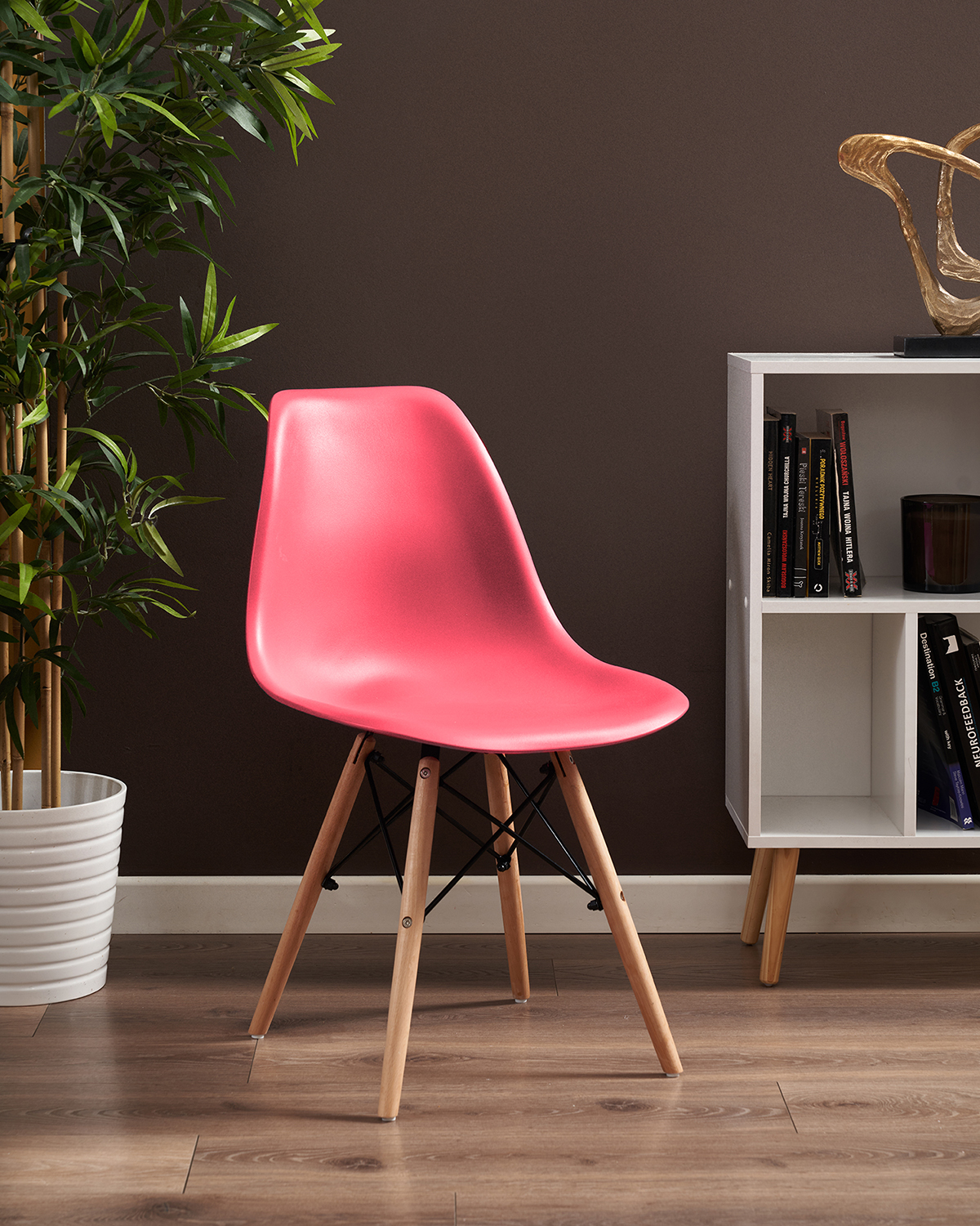 Krzesło EVA różowe (ikeabox) (nowy nowy kod)