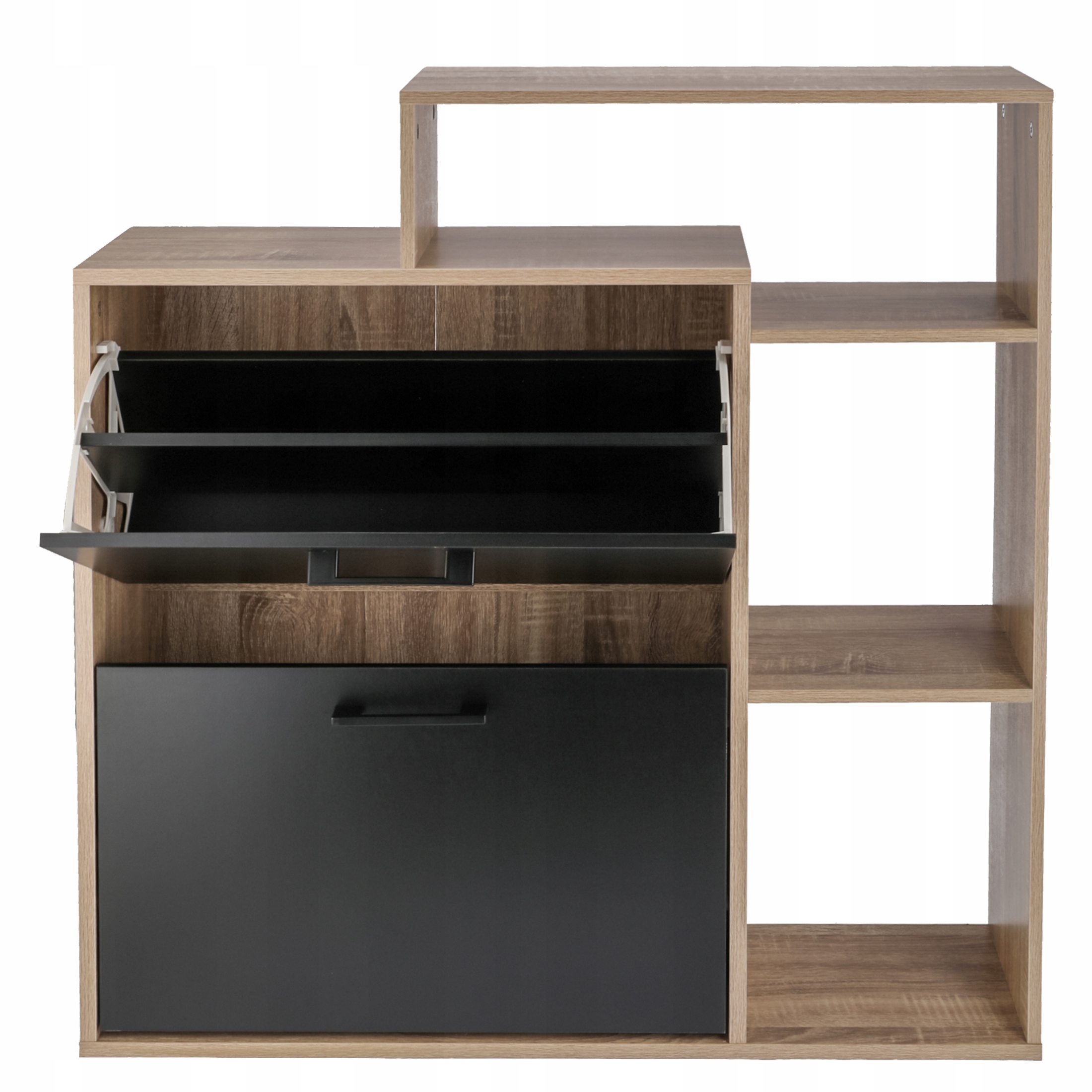 SZAFKA na buty regał 2 KOMORY OBUWIE komoda pojemna do przedpokoju REGAŁ