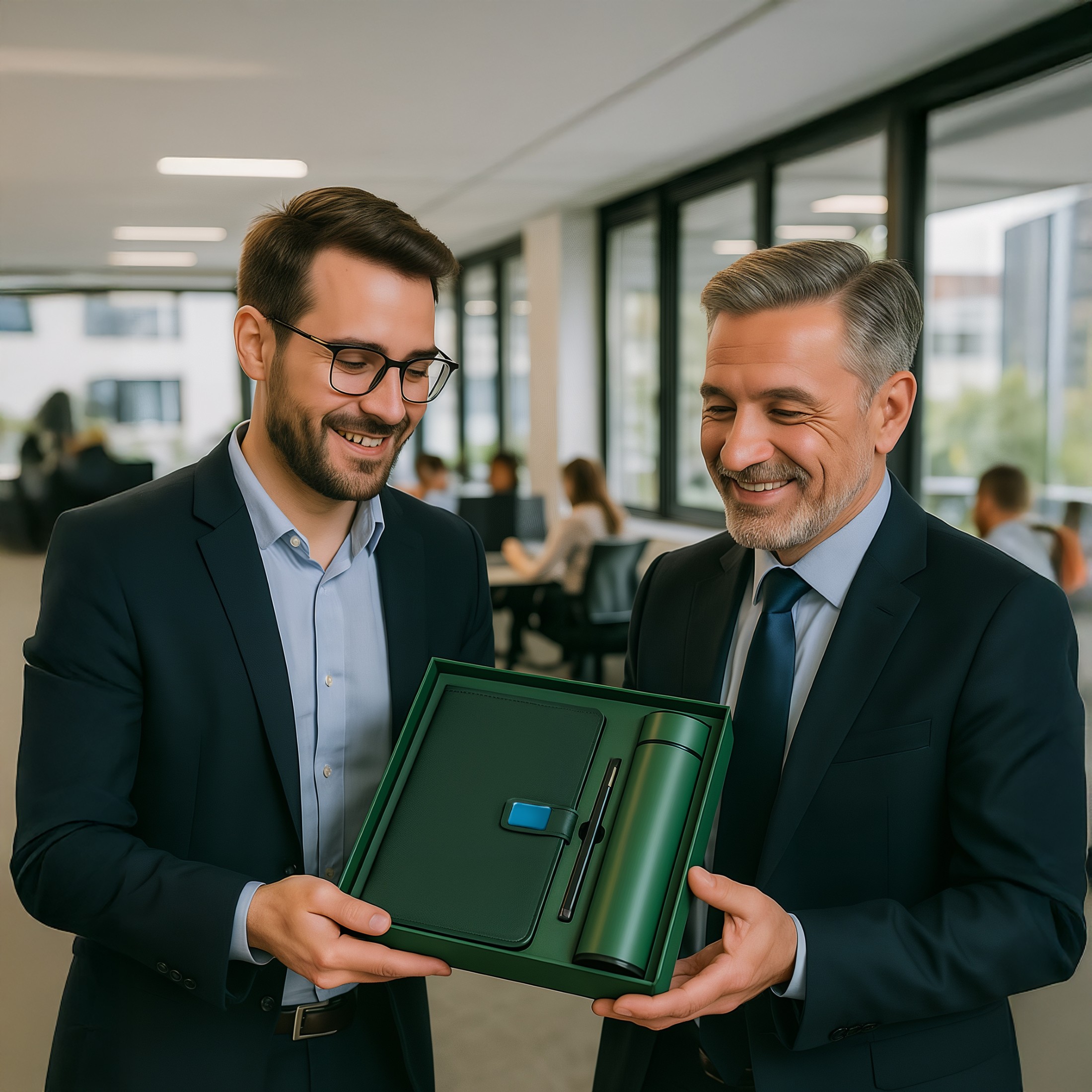 Zestaw prezentowy NOTES niedatowany, TERMOS z wyświetlaczem LCD upominkowy