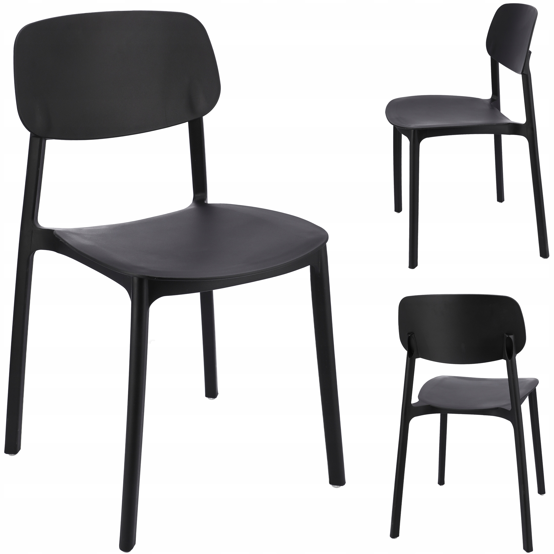 Krzesło LARA czarne