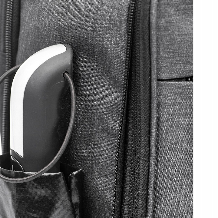 Pojemny PLECAK z suwakiem POWIĘKSZAJĄCYM podróżny na laptopa do samolotu