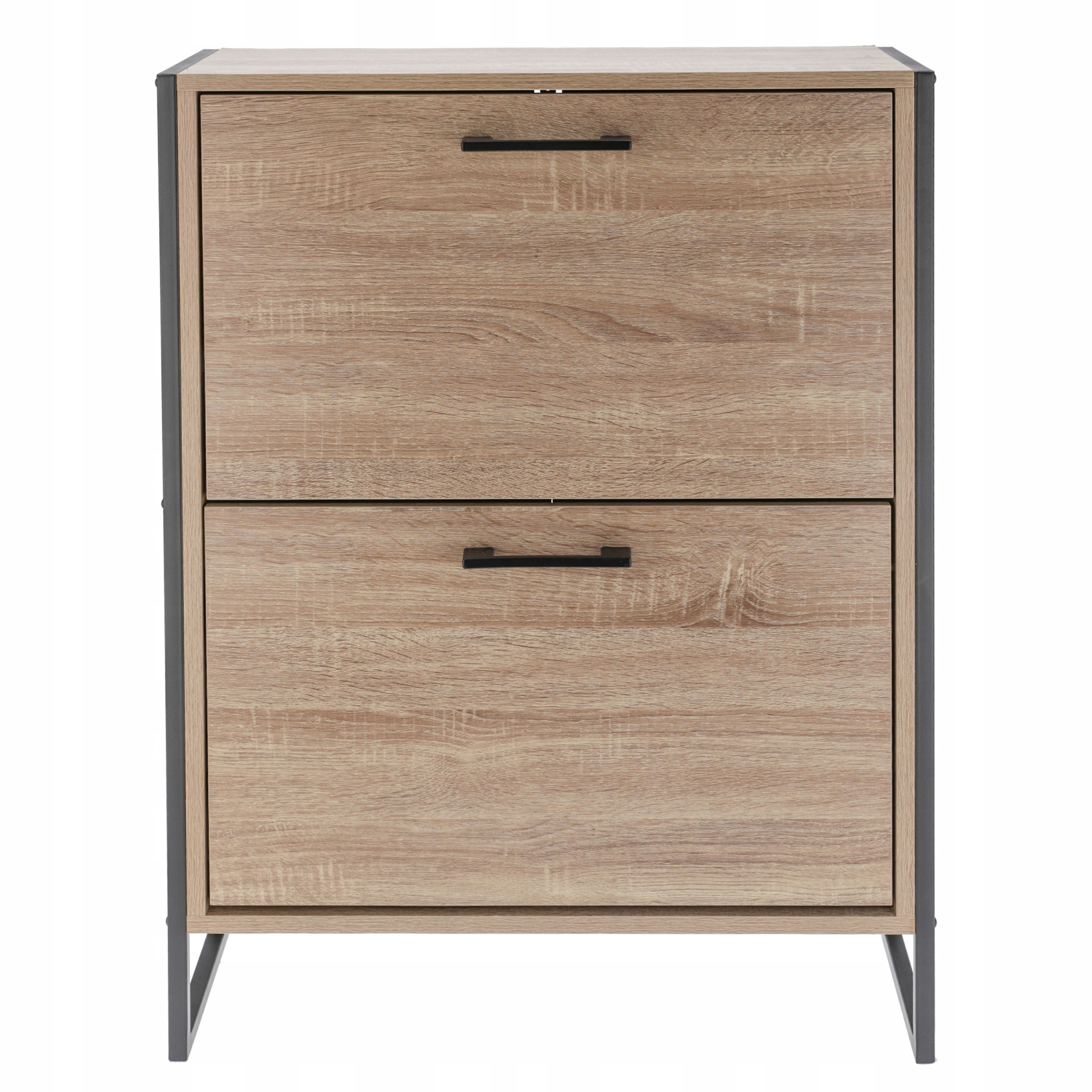 SZAFKA na buty regał 2 KOMORY OBUWIE komoda pojemna do przedpokoju LOFT