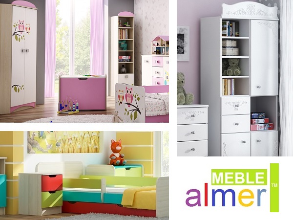 biurko dziecięce meble dla dzieci grafika szuflady MIŚ Z KWIATKIEM 36 NB7