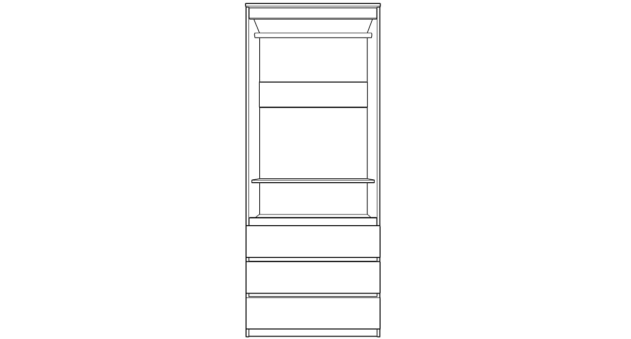 szafa MODERN C13 90x55 w.224