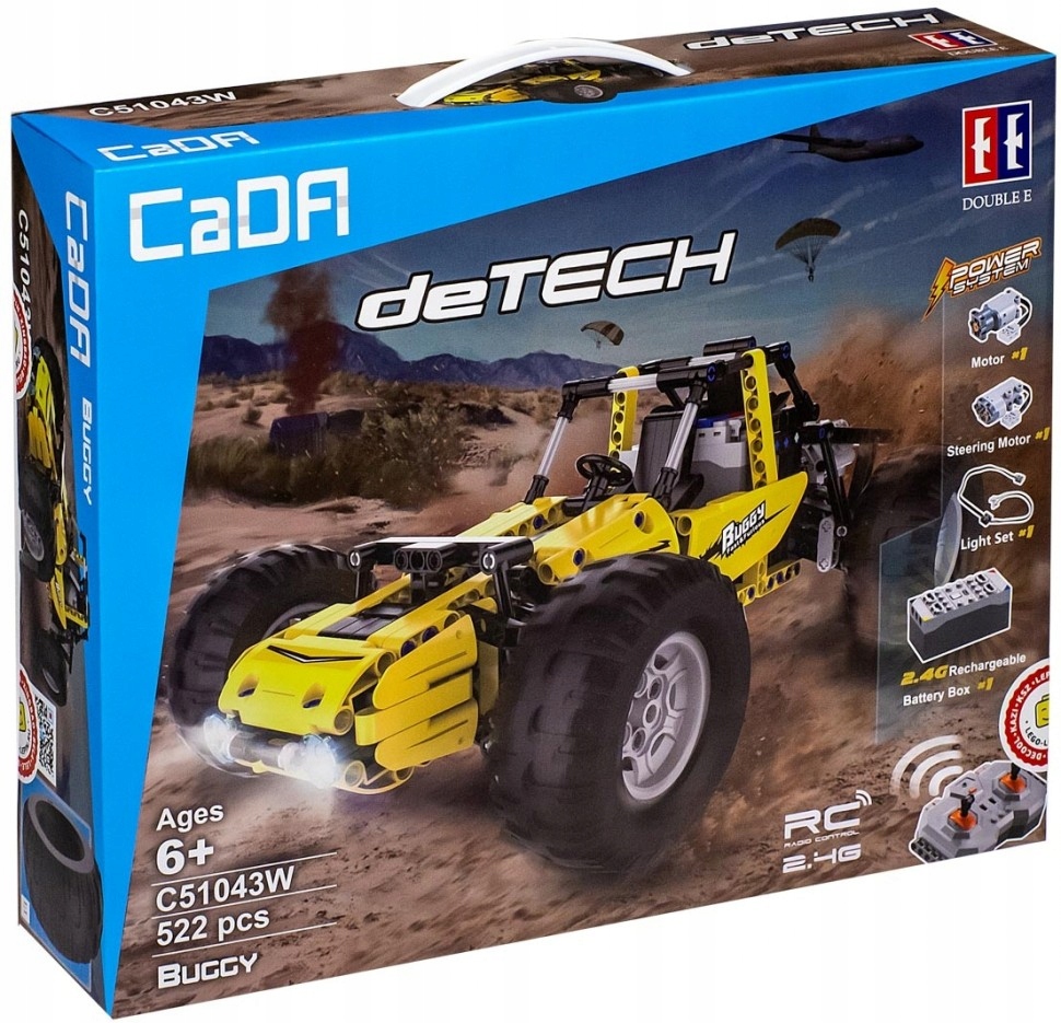 SAMOCHÓD BUGGY KLOCKI TECHNIK C51043W STEROWANY RC