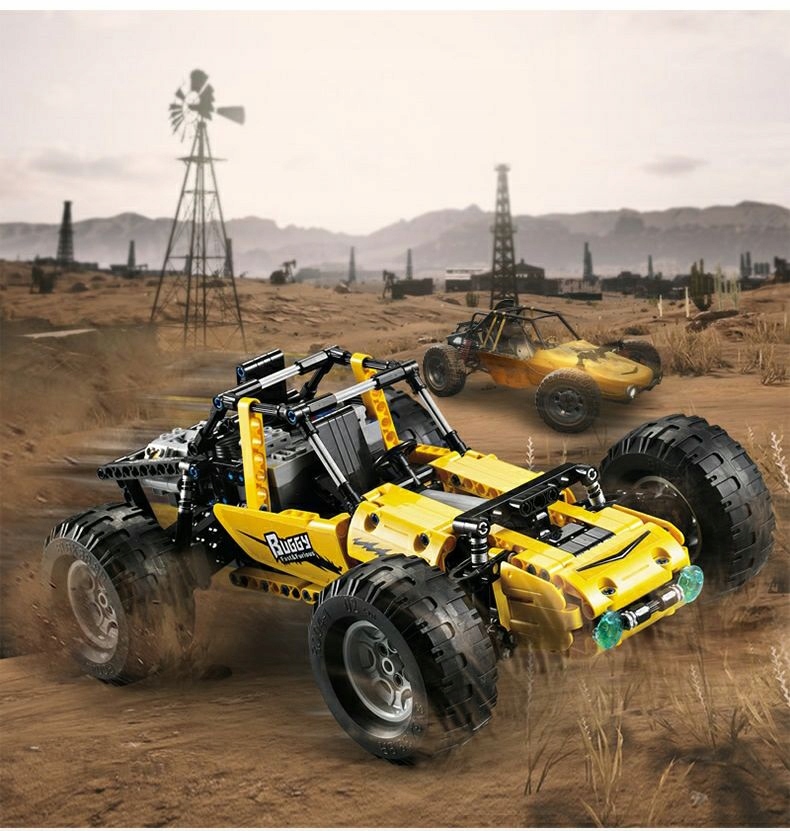 SAMOCHÓD BUGGY KLOCKI TECHNIK C51043W STEROWANY RC