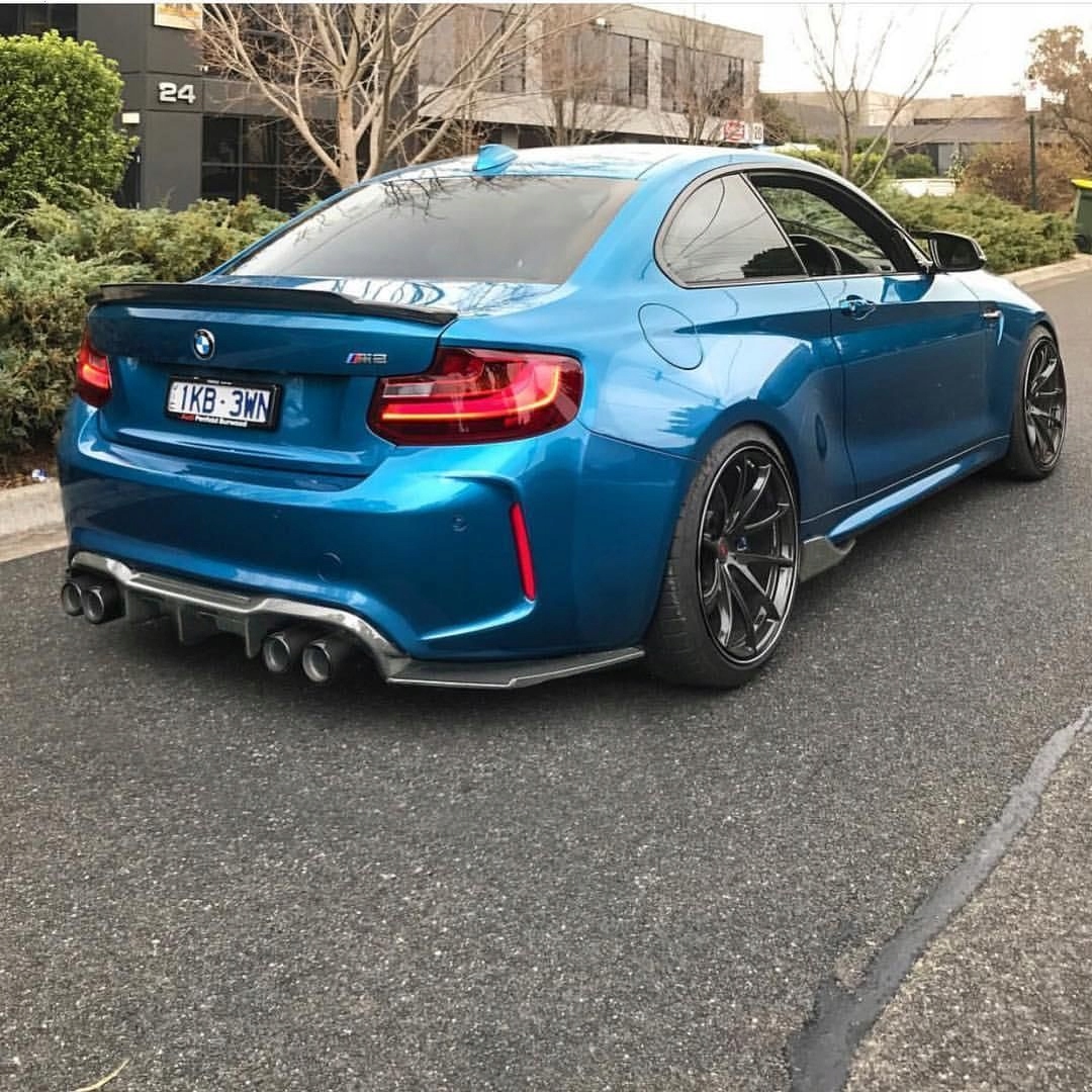 DYFUZOR ZDERZAKA TYŁ CARBON BMW M2 F87 POSZERZENIA