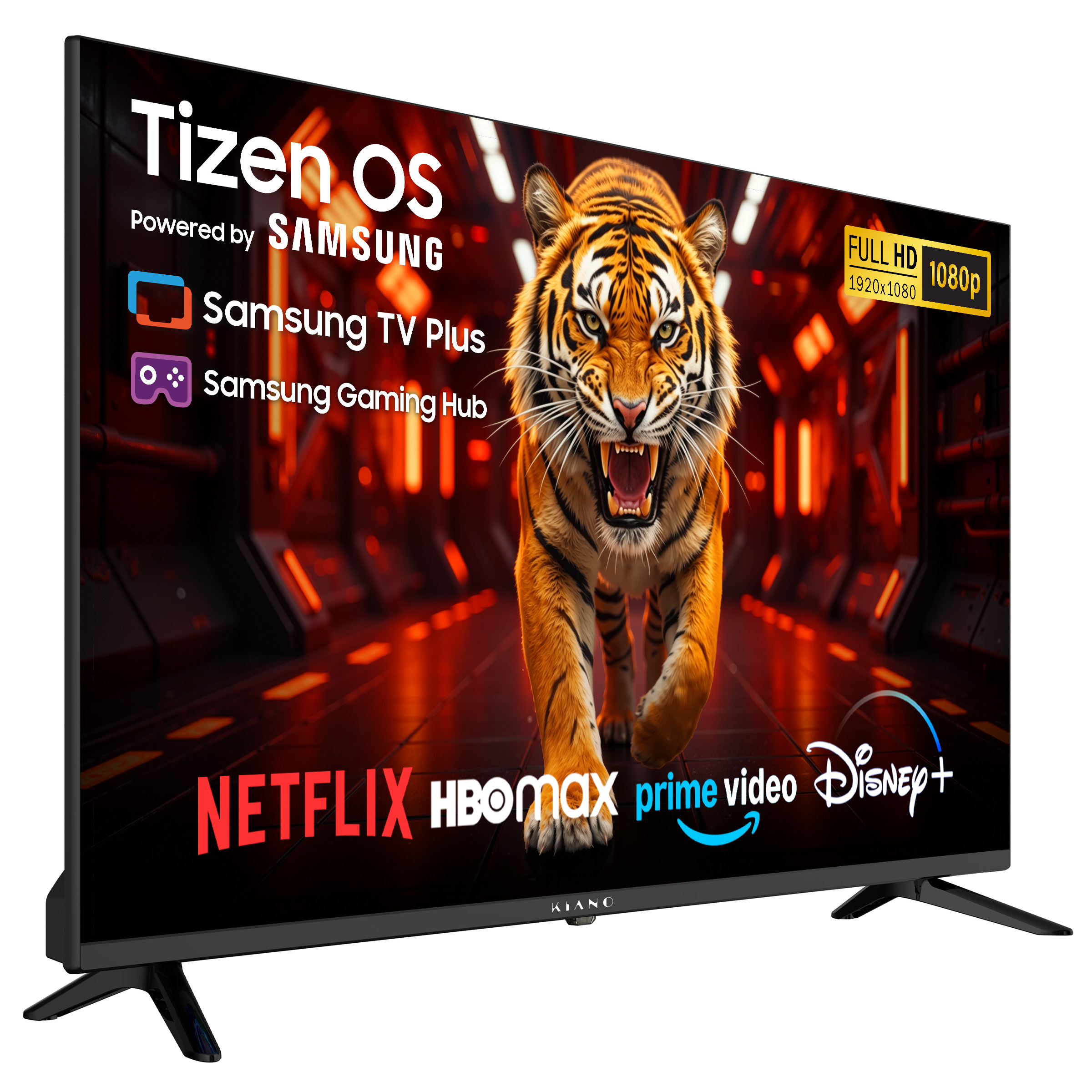 Interfata Tizen OS cu aplicatii populare de streaming