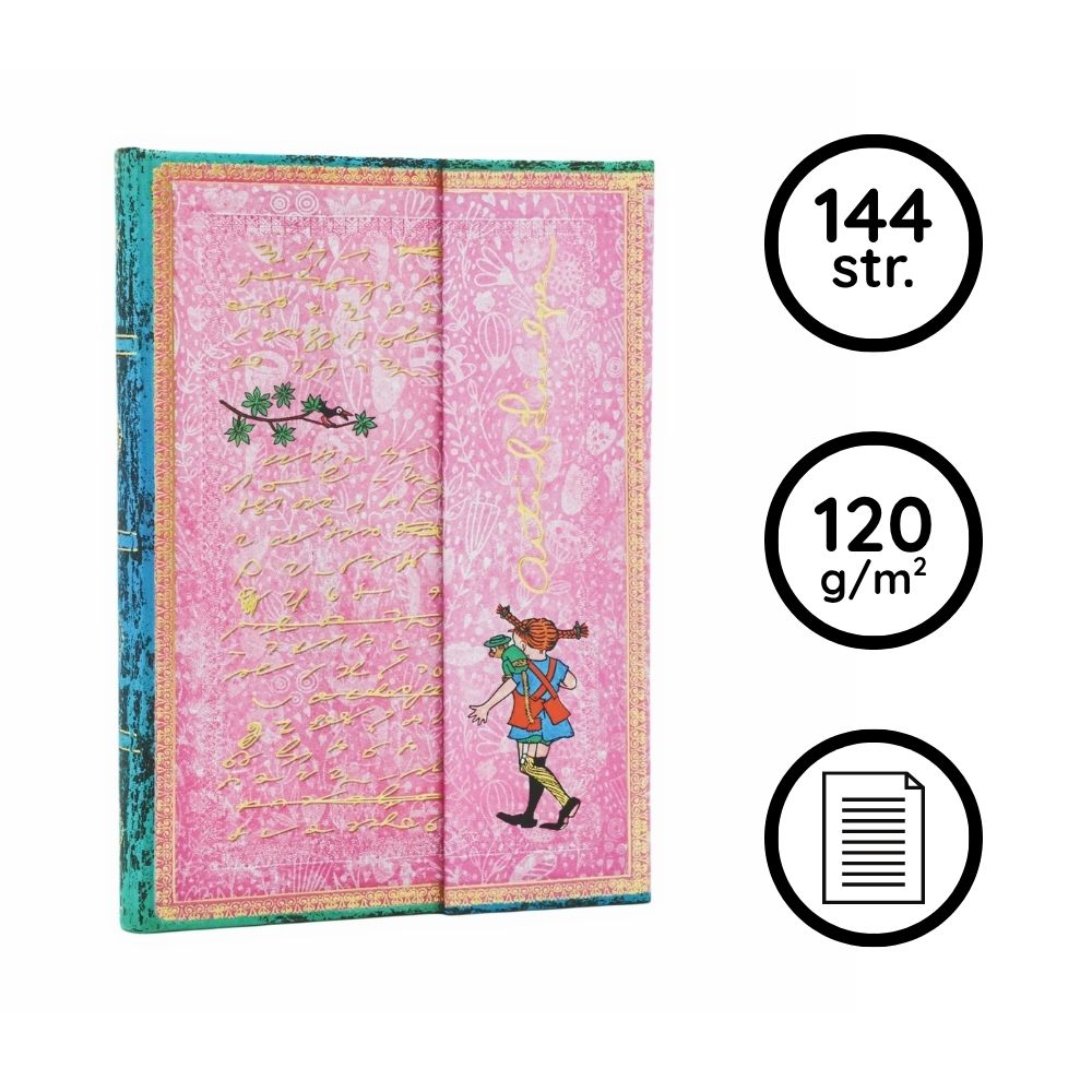 Notatnik Paperblanks Astrid Lindgren Pippi Longstocking Midi