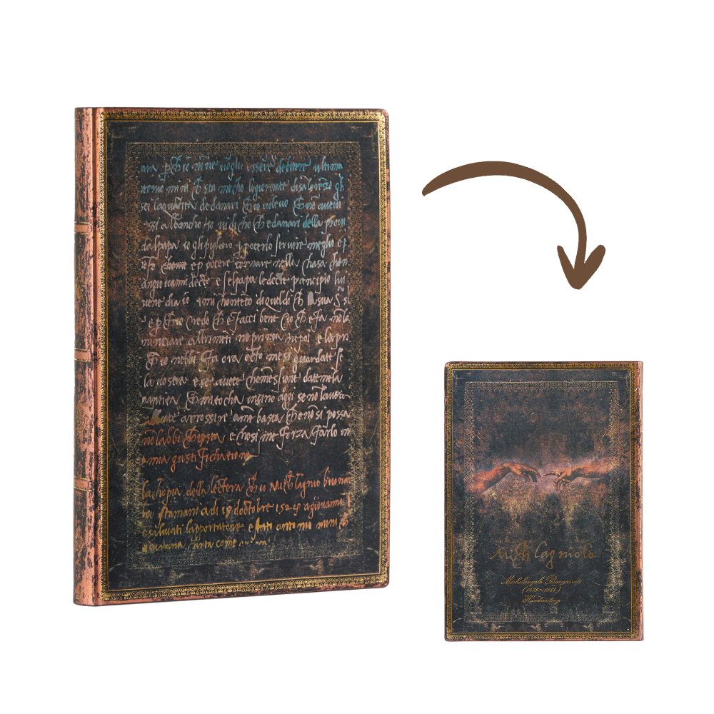 Okladka-notatnika-Paperblanks-Michenagelo-Handwriting