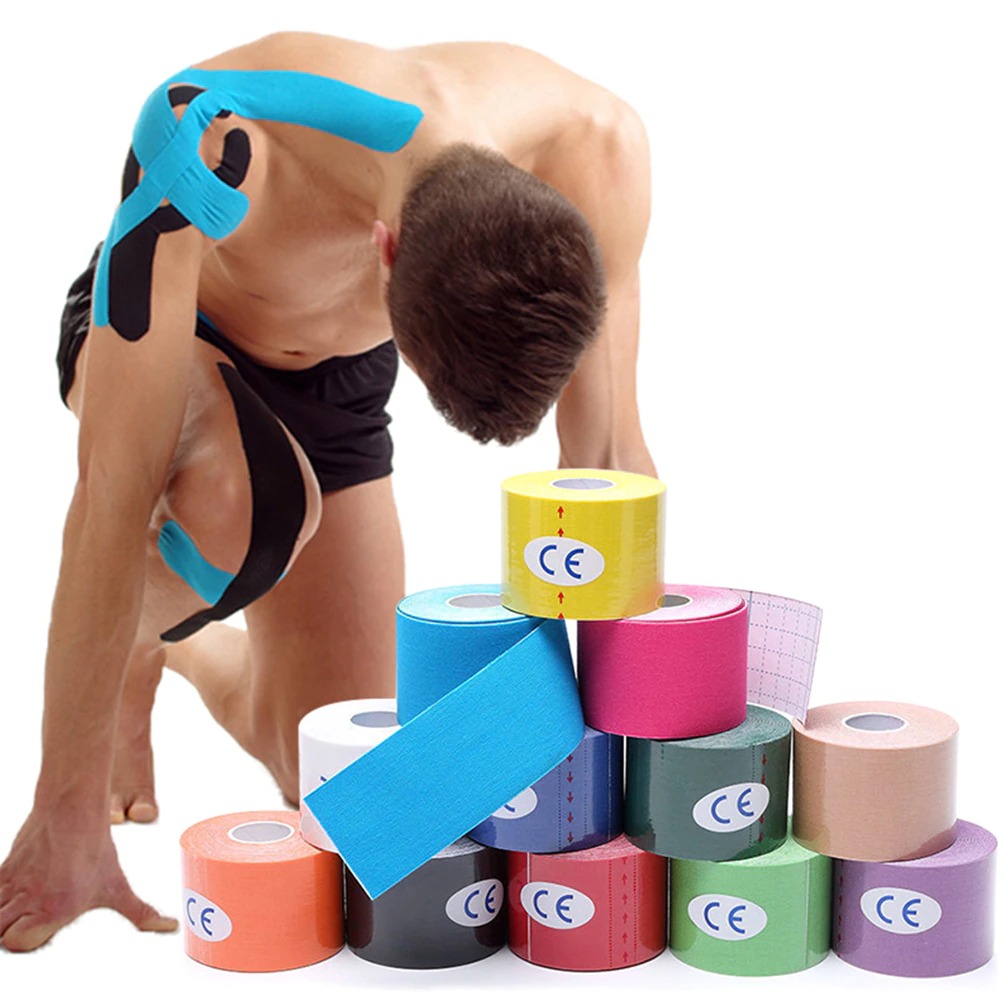 KINESIOTAPING KINESIO PLASTRY TEJPY TAPE TAŚMA 5M