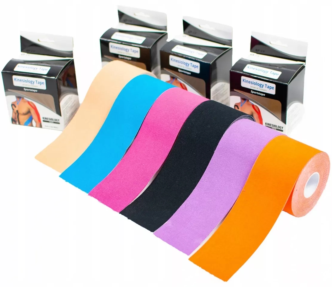 KINESIOTAPING KINESIO PLASTRY TEJPY TAPE TAŚMA 5M