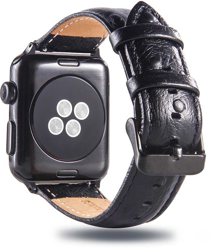 LSXX-008 38-42MM Zwart + Zwart Gesp Horlogeband LSXX-008 LSXX-008