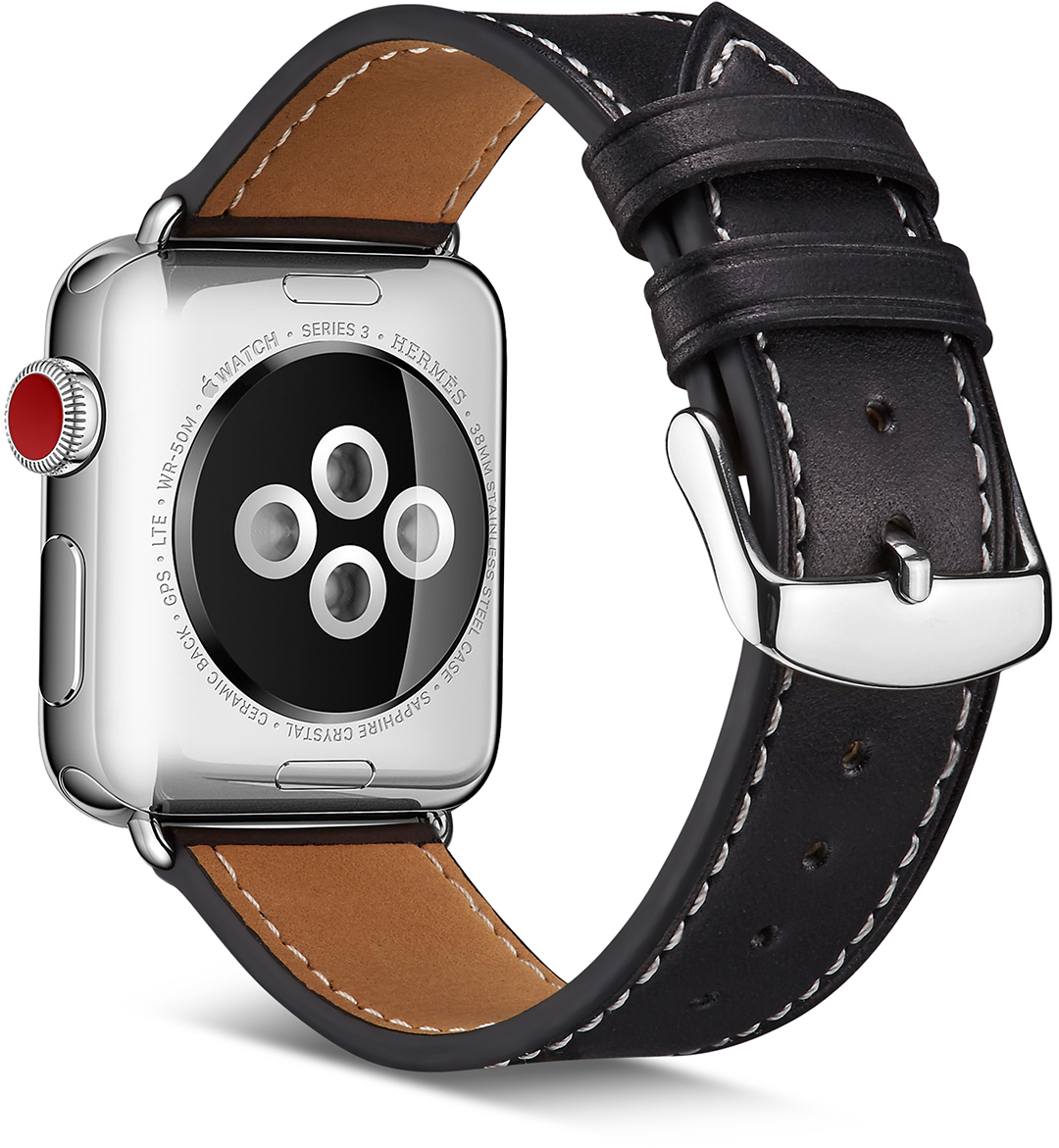 ERLB-045 42-49MM Schwarz Uhrenarmband ERLB-045 ERLB-045