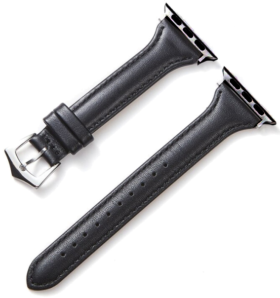 ERLB-103 38-41MM Musta + Musta Solki Kellonranneke