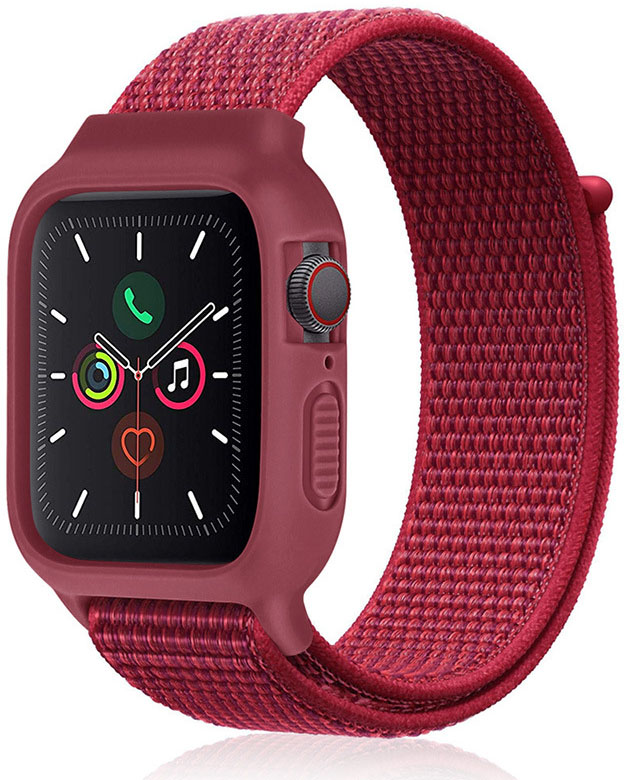 ERNY-021 44MM Rosso #6 Cinturino per orologio ERNY-021 ERNY-021