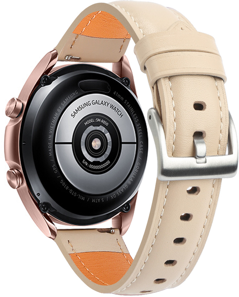 ERSSWL3-001 20MM BEIGE PASEK DO ZEGARKA