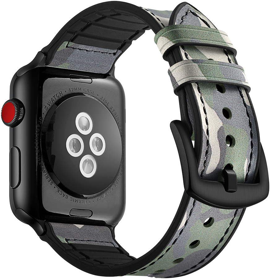 ERLB-048 42-49MM Zelena Pašček za uro ERLB-048 ERLB-048