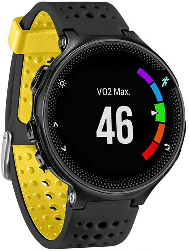 ERSG-018 BLACK+YELLOW PASEK DO ZEGARKA