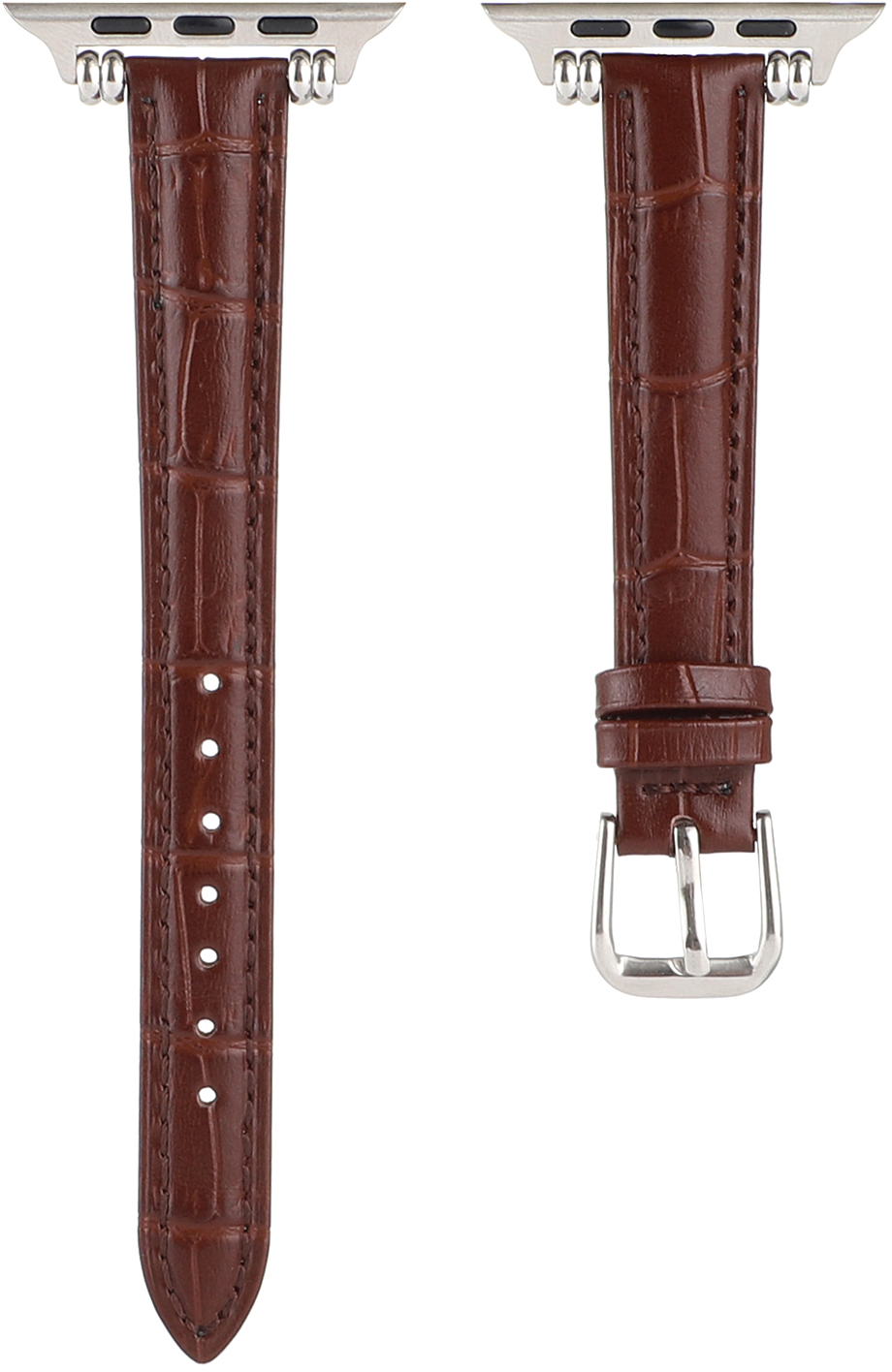 ERLB-115-N 38-41MM Escuro Castanho Bracelete de relógio ERLB-115-N ERLB-115-N