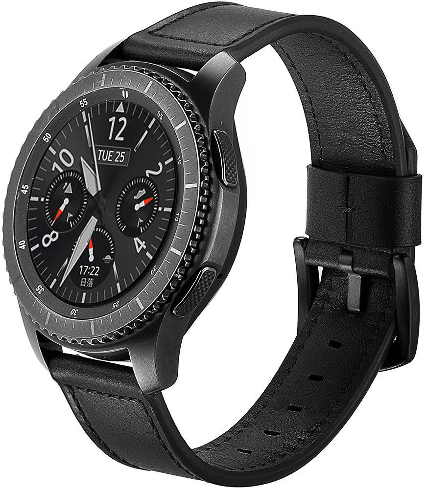 ERSHGTL46MM-010 Čierna Remienok na hodinky ERSHGTL46MM-010 ERSHGTL46MM-010