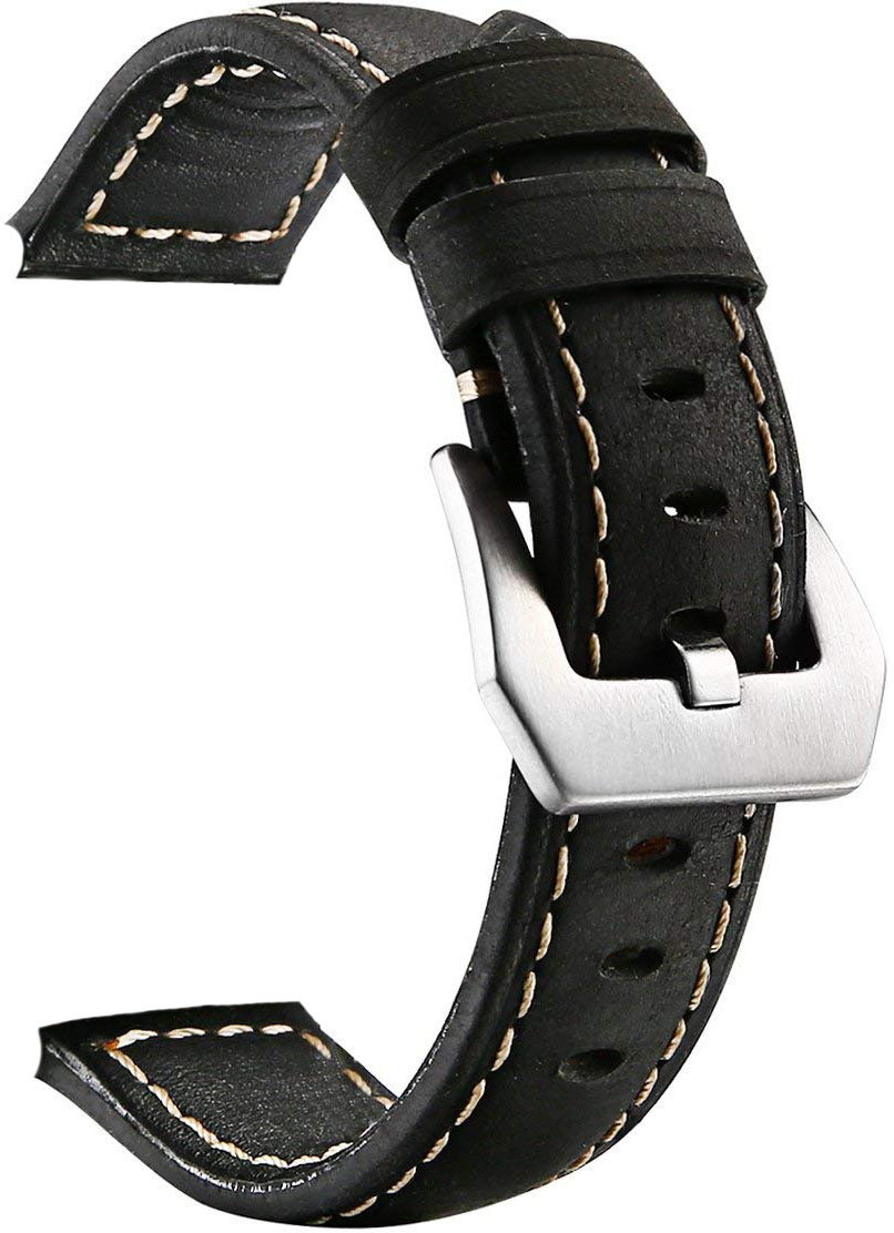 ERLB-024 42-49MM (L) Nero Cinturino per orologio ERLB-024 ERLB-024