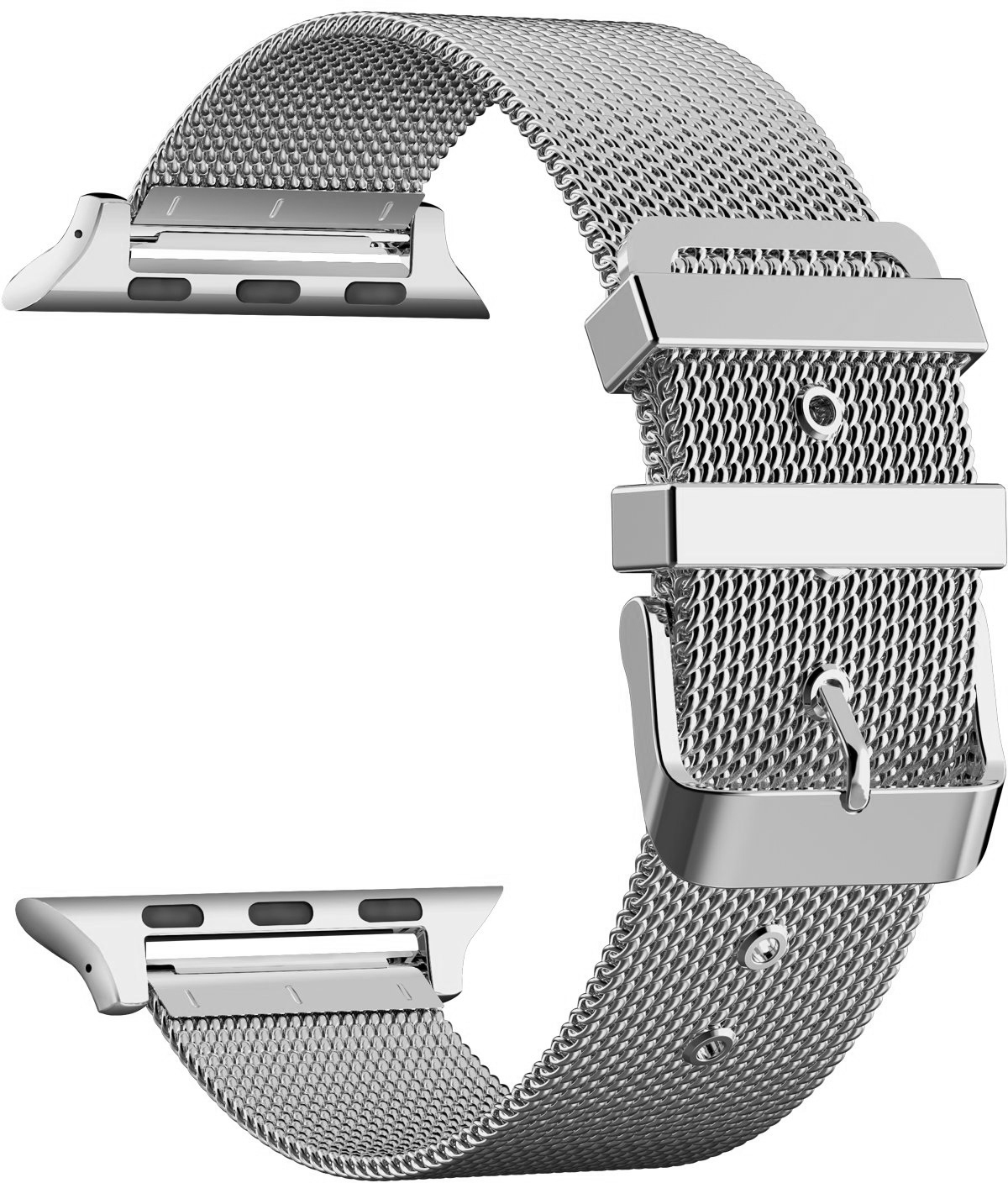 ERSTB-003 38-41MM Stříbrná Řemínek k hodinkám ERSTB-003 ERSTB-003