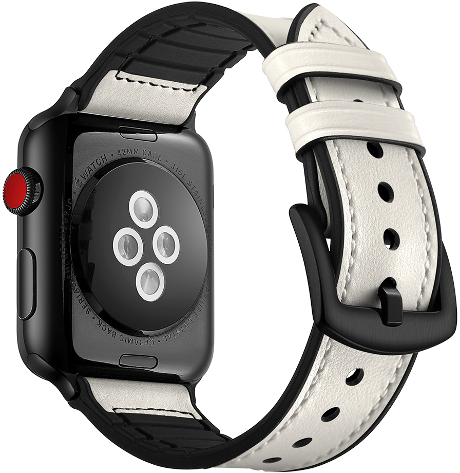 ERLB-049 42-49MM Weiß Uhrenarmband ERLB-049 ERLB-049