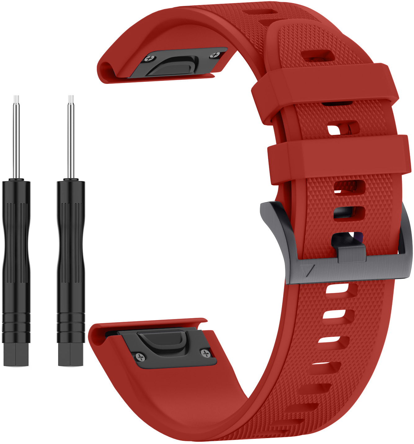 ERSQCKS-002 26MM Rood Horlogeband ERSQCKS-002 ERSQCKS-002