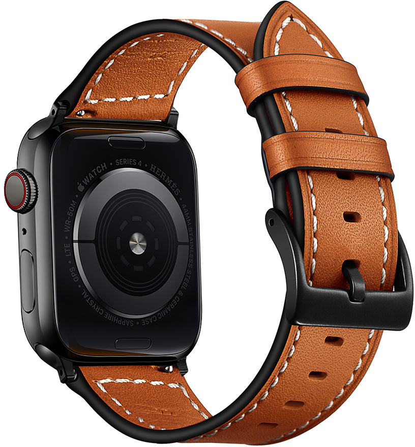 ERLB-006 38-41MM Castanho Bracelete de relógio ERLB-006 ERLB-006