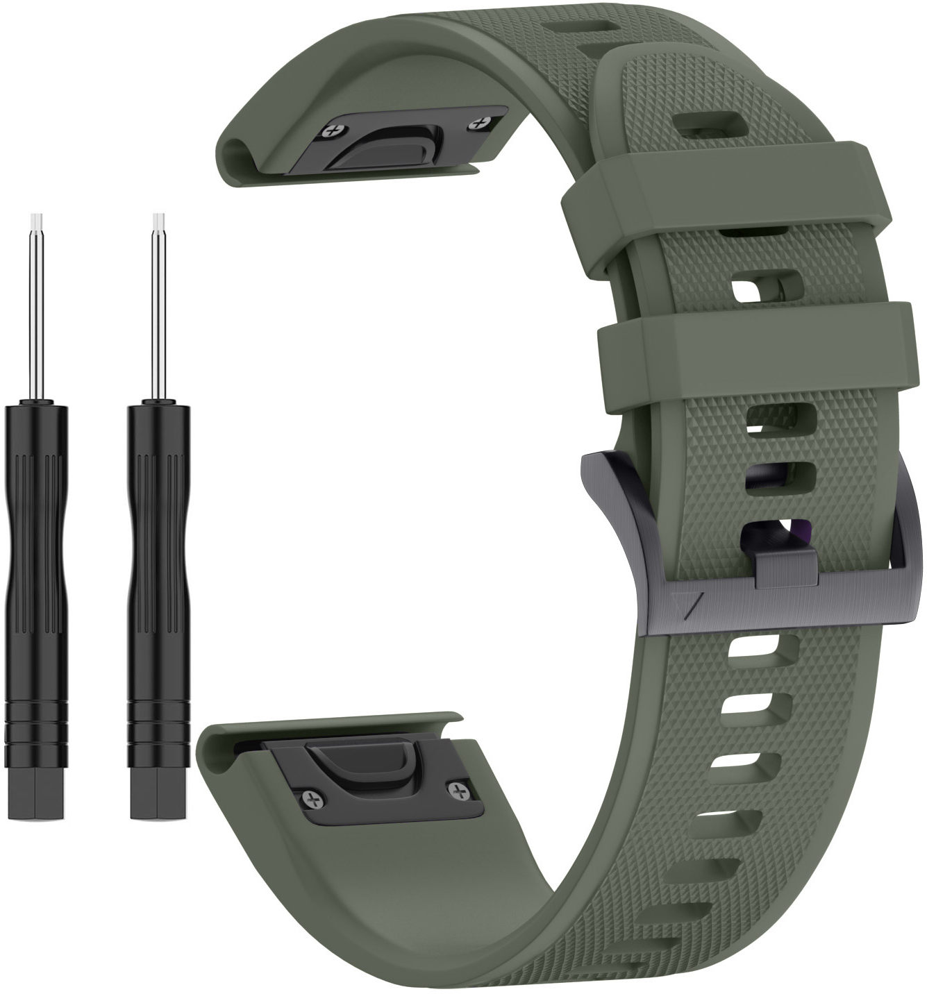 ERSQCKS-001 22MM Militär Grön Klockarmband ERSQCKS-001 ERSQCKS-001