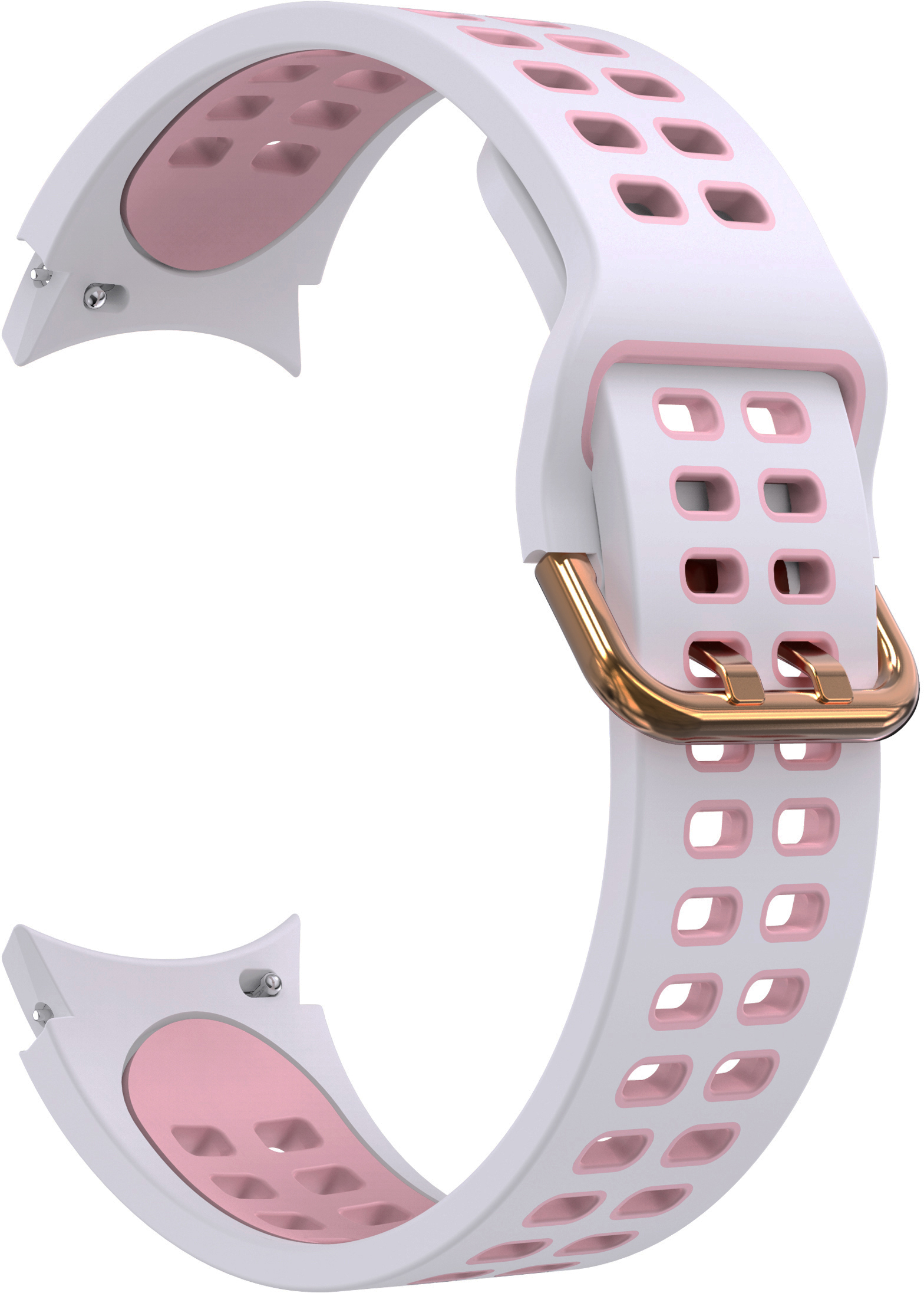ERSGW4SB-005 Weiß + Rosa Uhrenarmband ERSGW4SB-005 ERSGW4SB-005