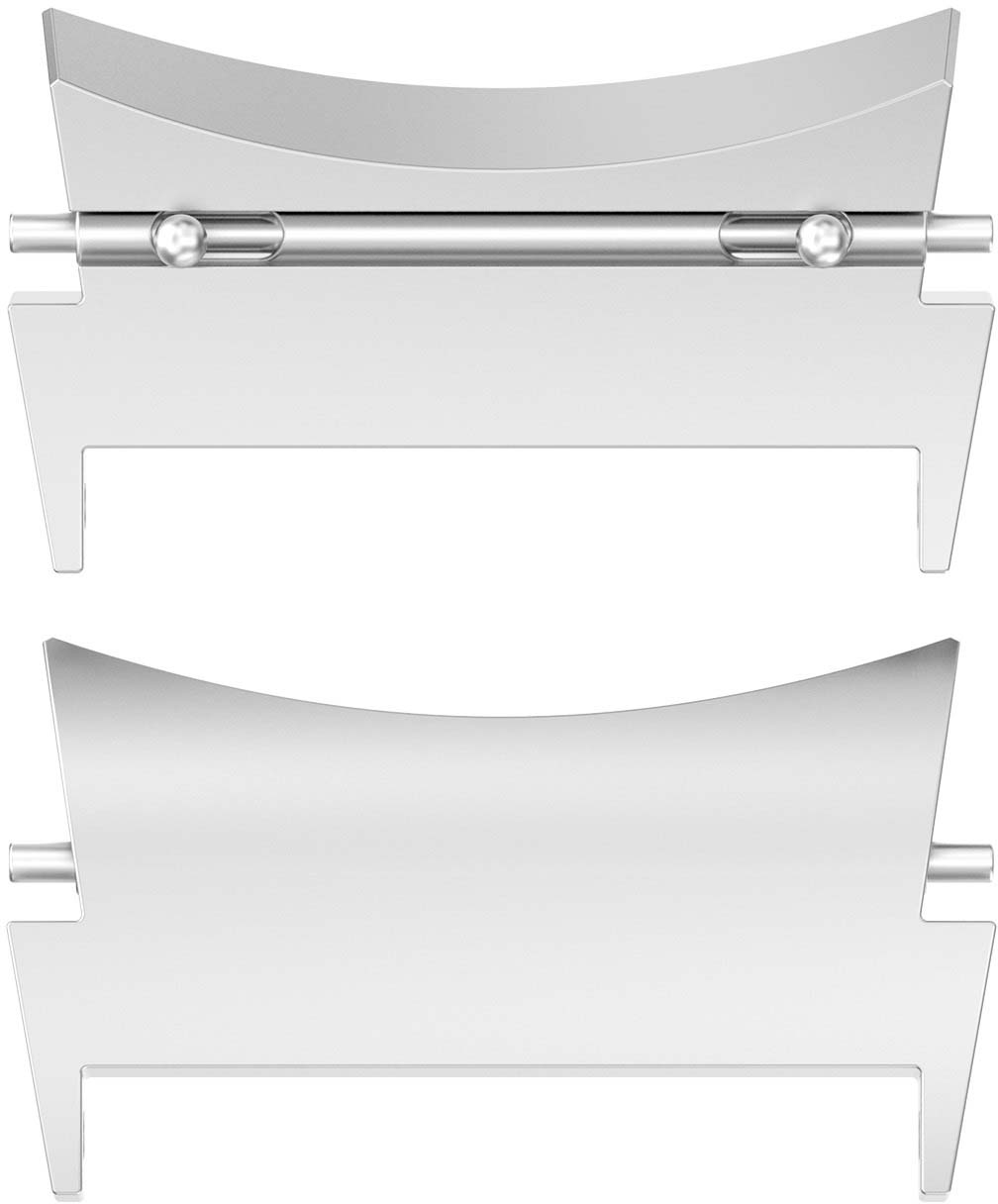 ERSGW4A-006-N Argintiu Adaptor pentru cureaua ceasului