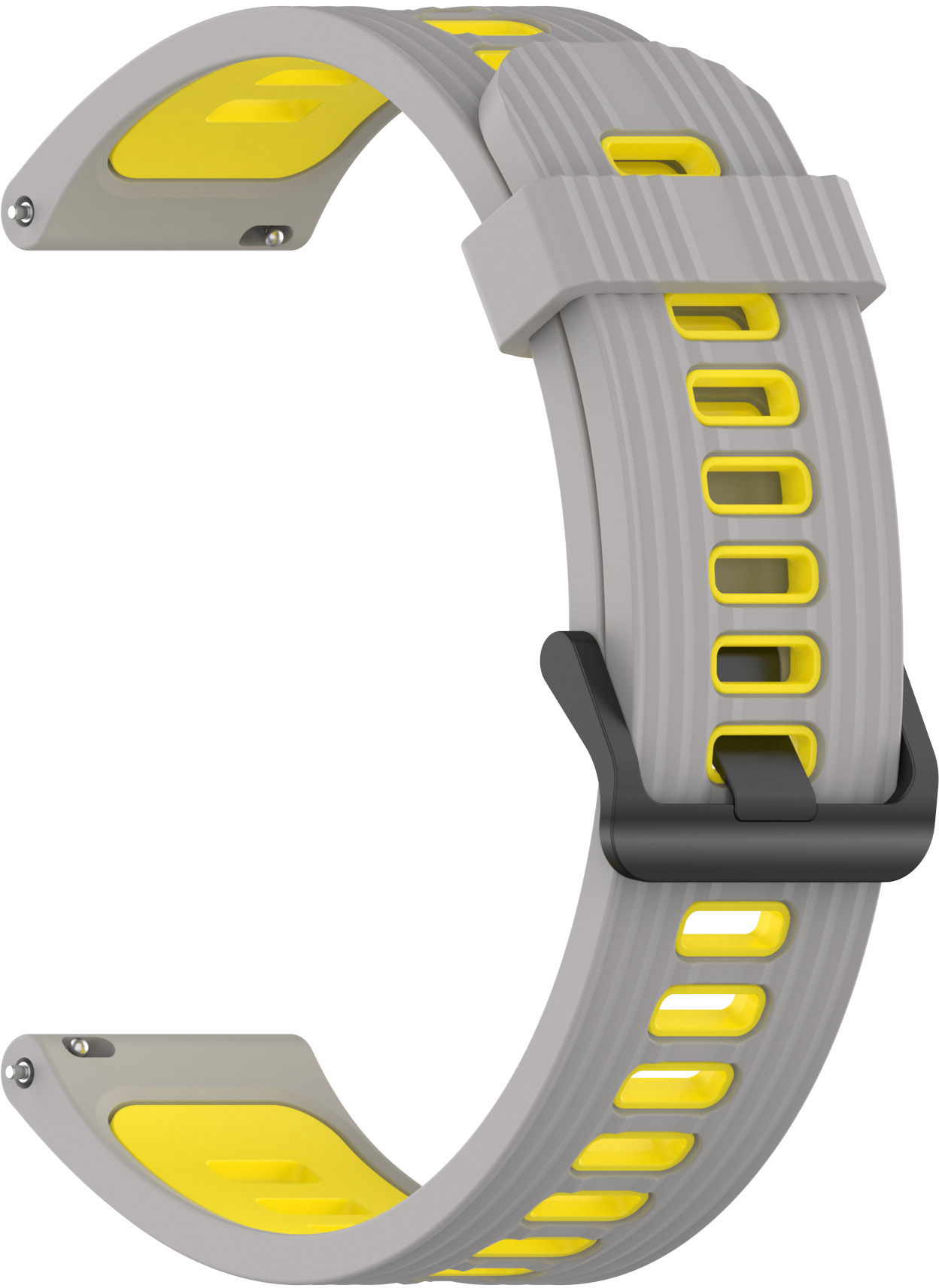 LSHHT-GT3SE001 Gris + Amarillo Correa de reloj LSHHT-GT3SE001 LSHHT-GT3SE001