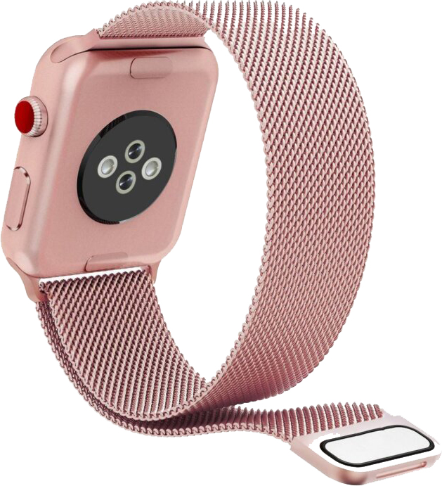 LSPG-012-N 38-42MM Rosado Empolvado #4 Correa de reloj LSPG-012-N LSPG-012-N