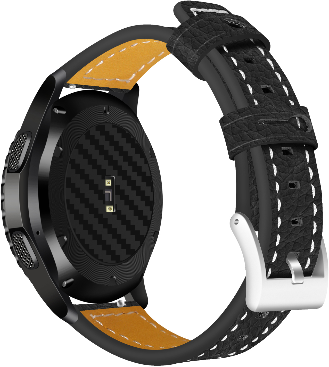 ERSWBL20-007 Svart Klockarmband