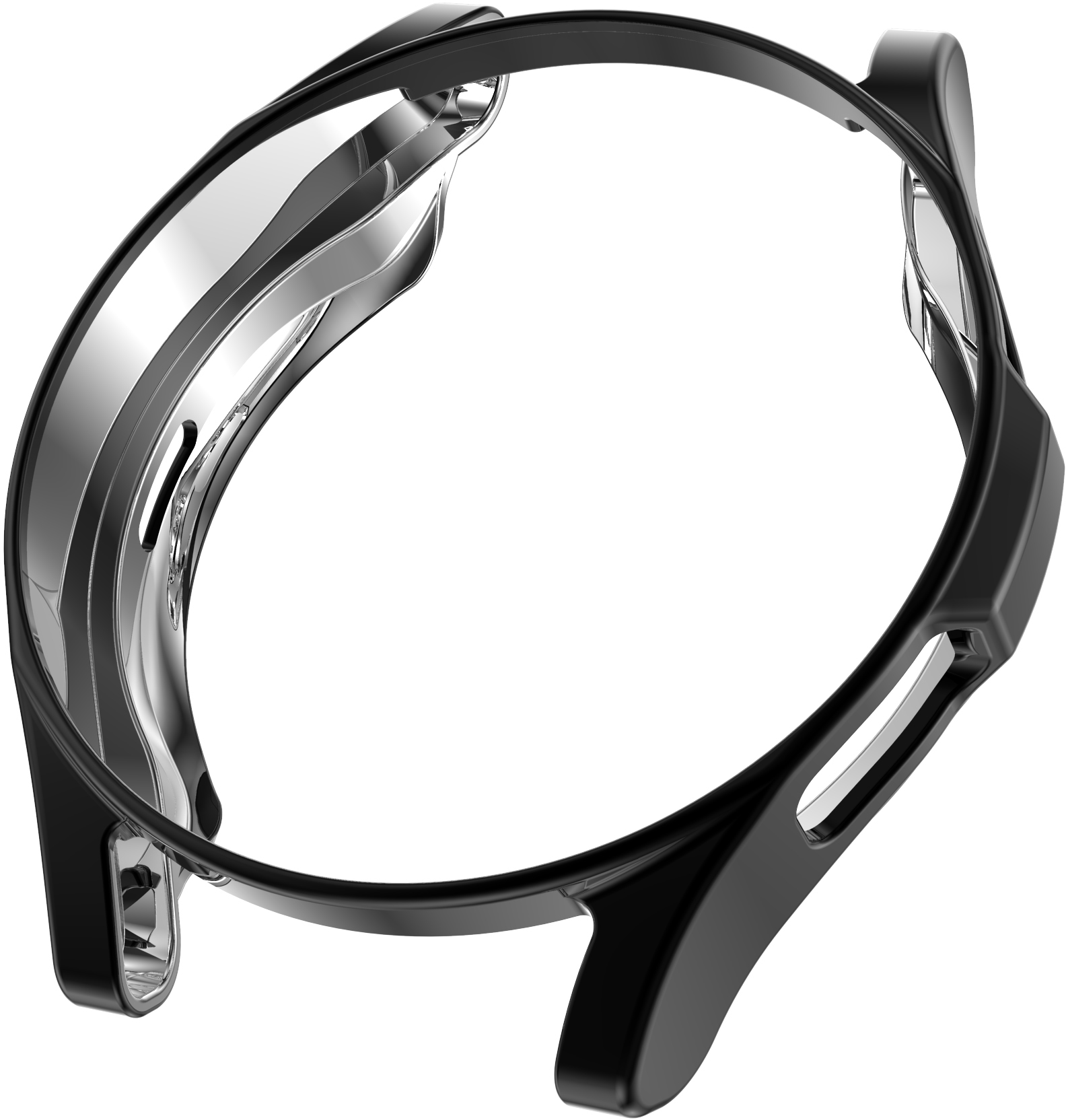 ERSGW4CC-001-N 42MM Dubh Cás cosanta uaireadóra
