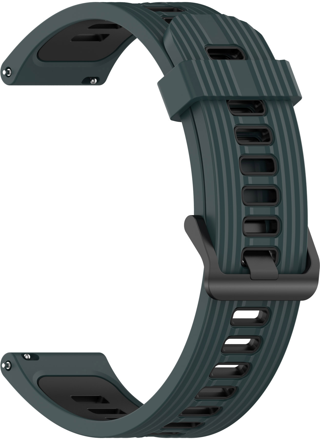 ERSSWBS22-037 Militaire Vert + Noir Bracelet de montre ERSSWBS22-037 ERSSWBS22-037